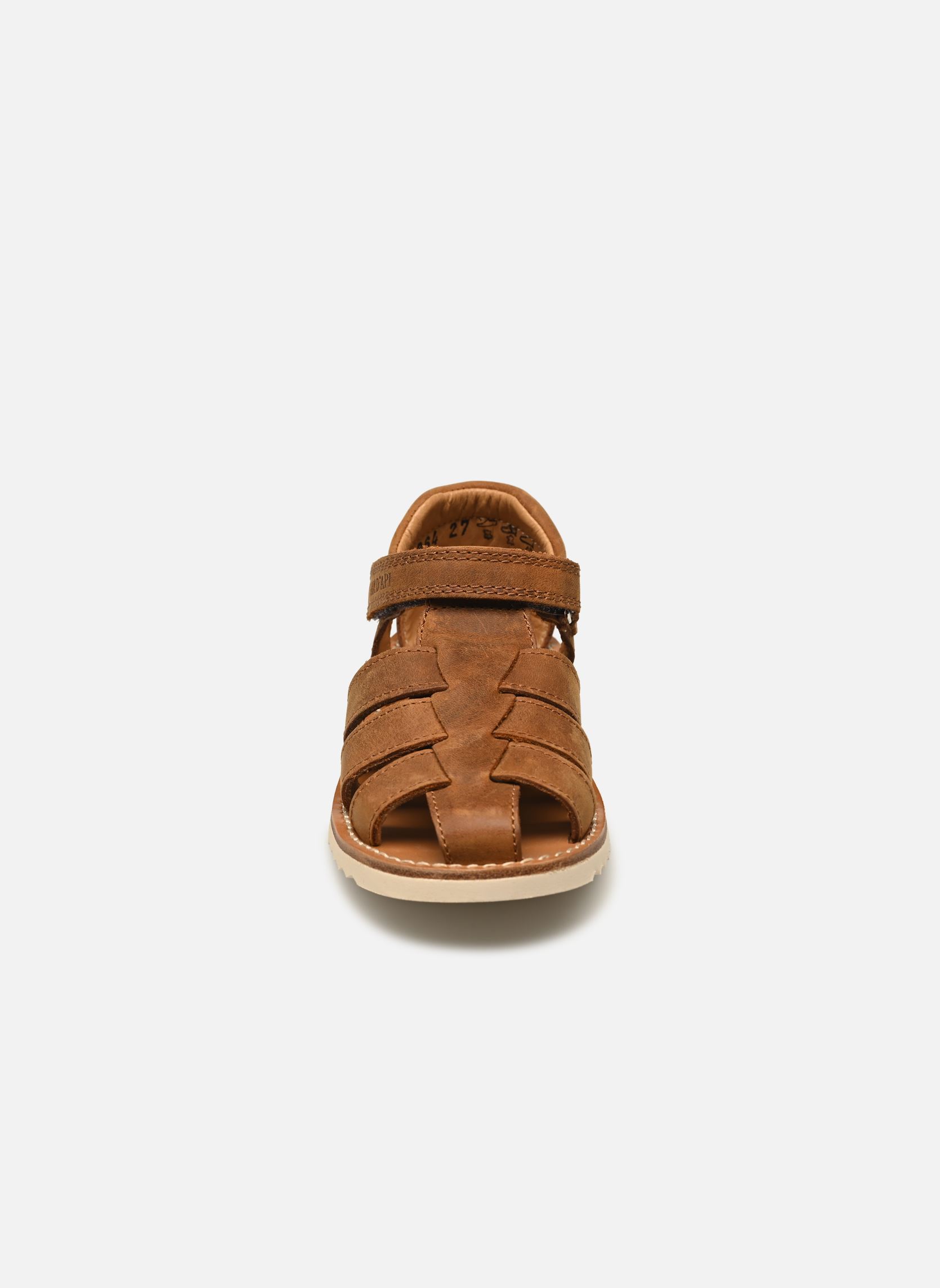 Sandalen Waff Papy jongens bruin Pom d Api Sandalen Waff Papy jongens bruin COGNAC