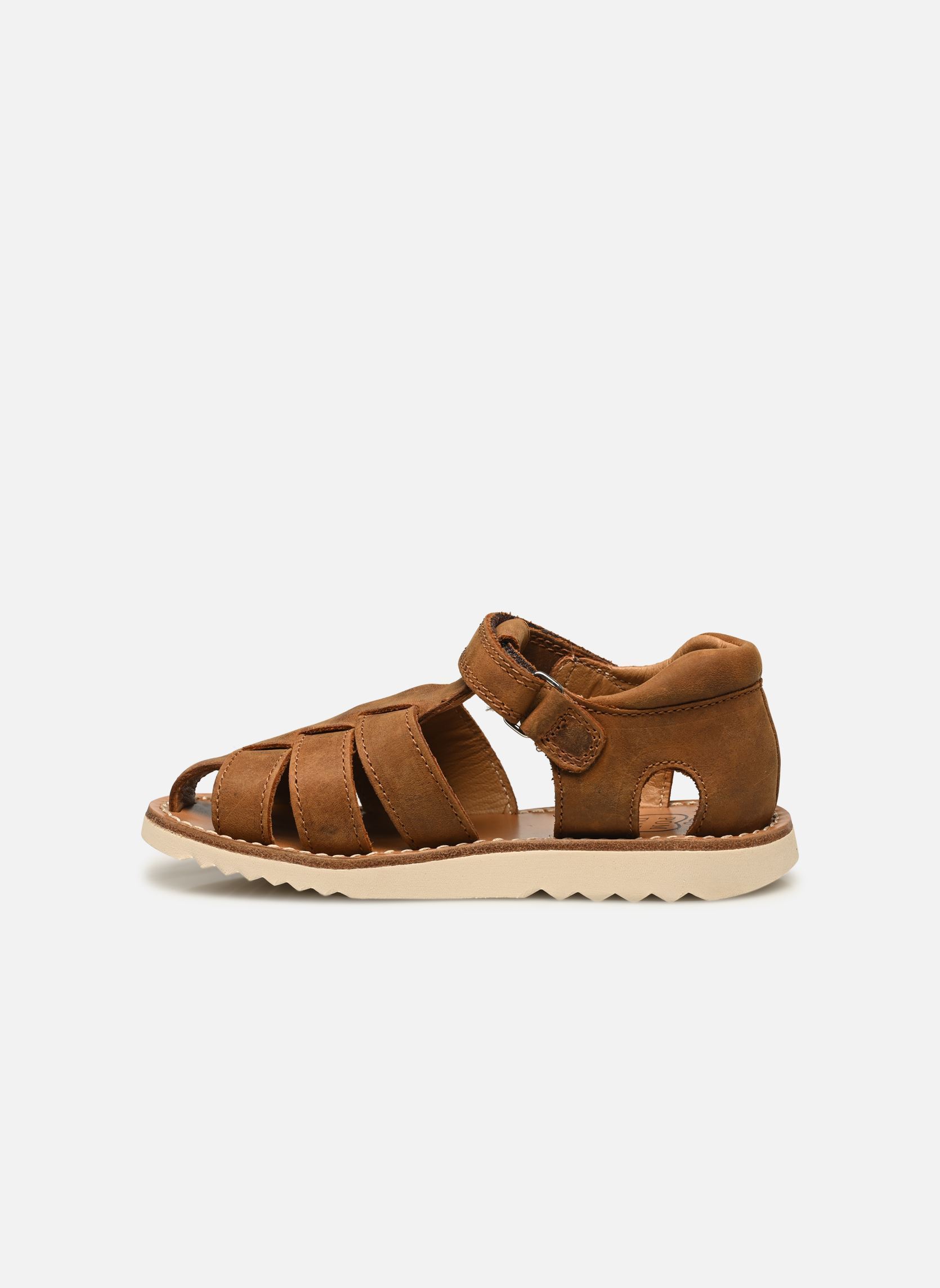 Sandalen Waff Papy jongens bruin Pom d Api Sandalen Waff Papy jongens bruin COGNAC