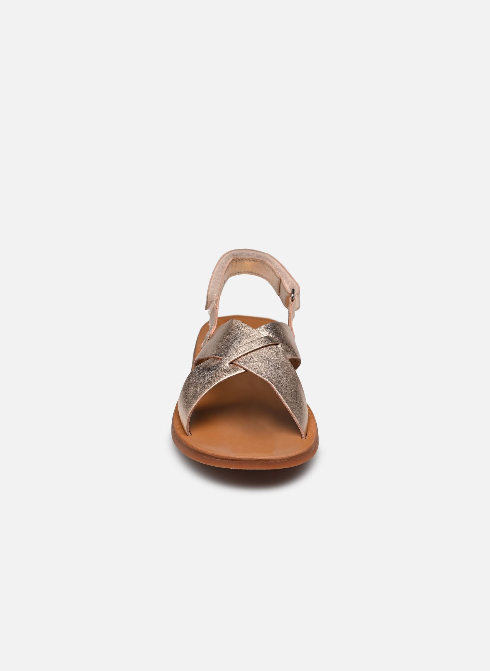 Sandali PLAGETTE CROSS bambina oro e bronzo Pom d Api Sandali PLAGETTE CROSS bambina oro e bronzo CUIVRE 2