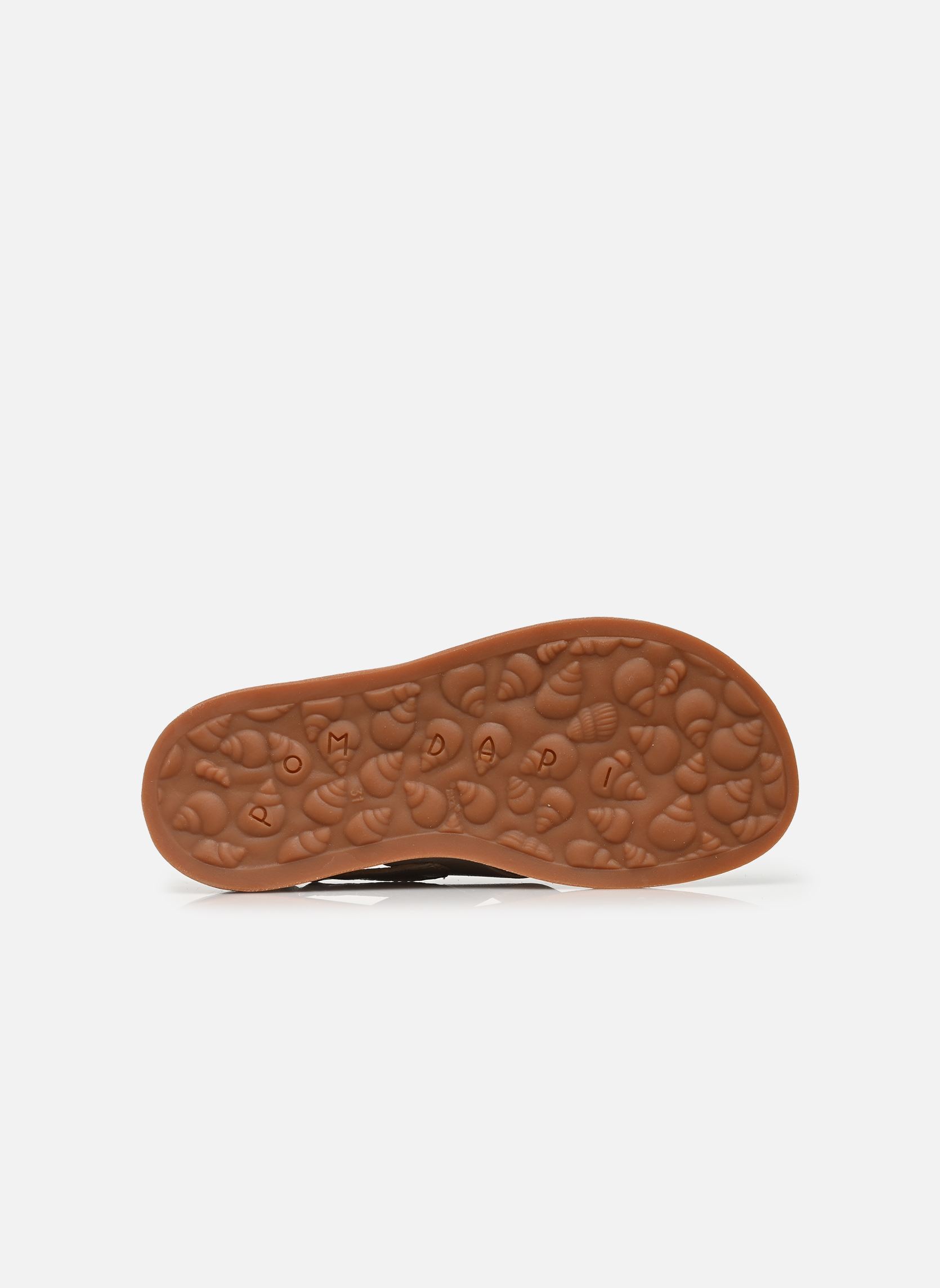 Sandalen PLAGETTE CROSS mädchen gold und bronze Pom d Api Sandalen PLAGETTE CROSS mädchen gold und bronze PLATINE 2