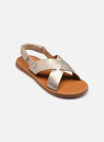 Sandali PLAGETTE CROSS bambina oro e bronzo