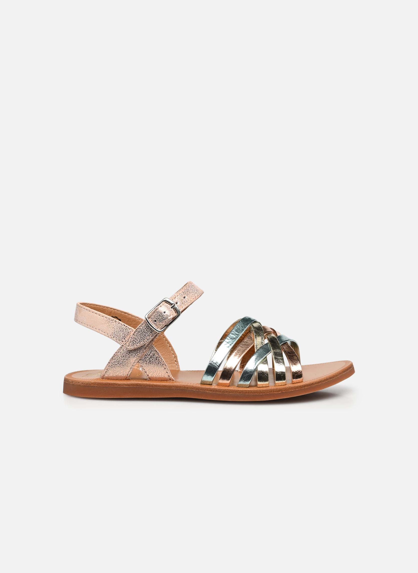 Sandales PLAGETTE LUX fille multicolore Pom d Api Sandales PLAGETTE LUX fille multicolore NUDE