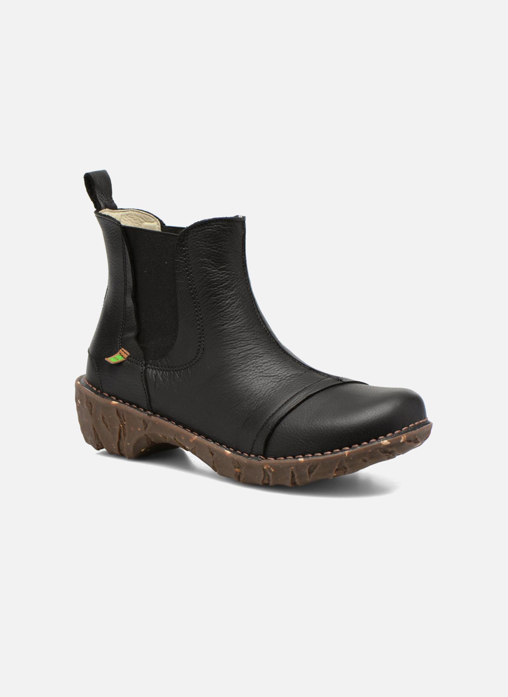 Bottines basses Yggdrasil N158 femme noir El Naturalista Bottines basses Yggdrasil N158 femme noir BLACK SOFT GRAIN