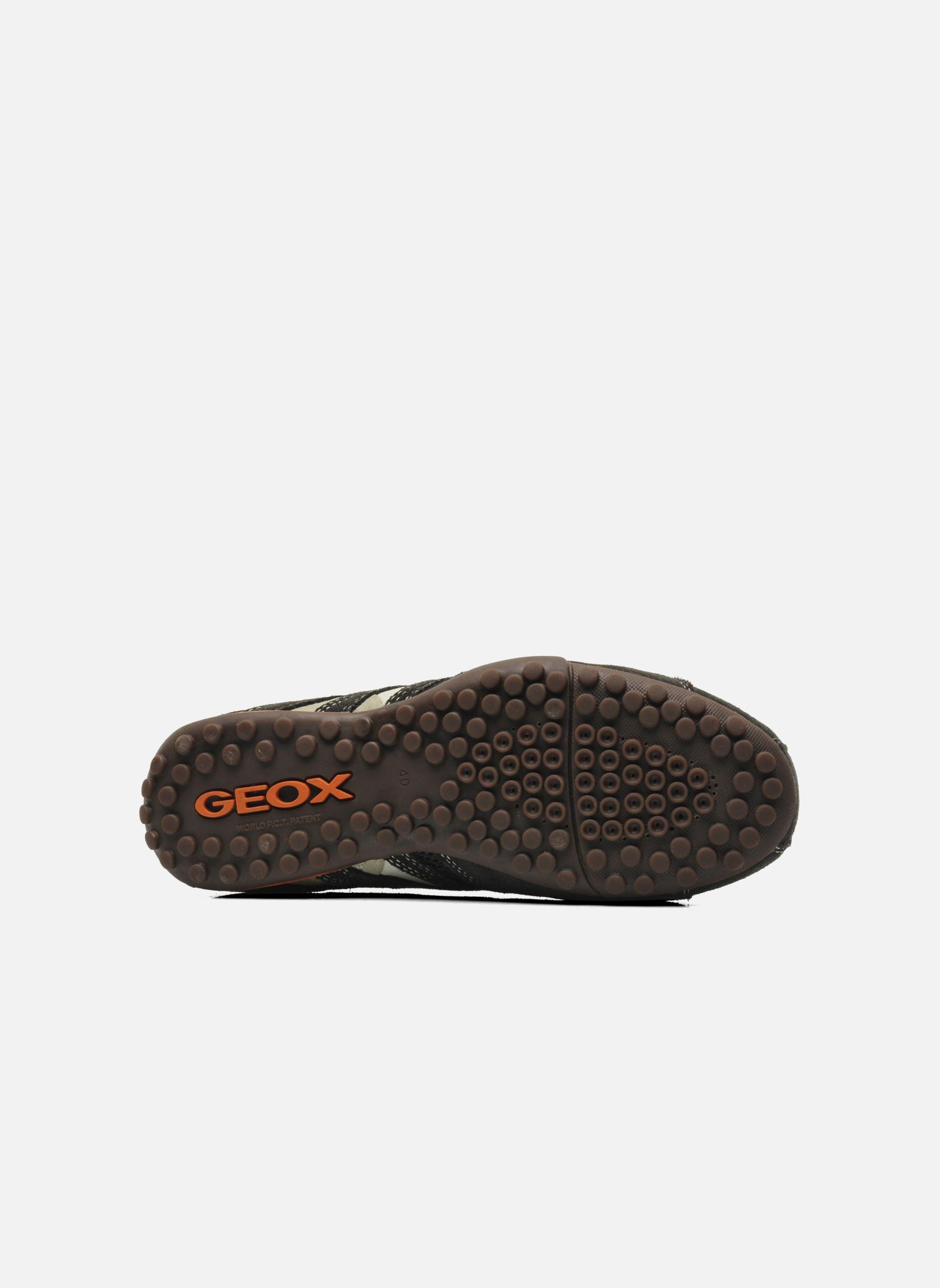 Baskets basses U SNAKE L U4207L homme gris Geox Baskets basses U SNAKE L U4207L homme gris Dk greyoff white