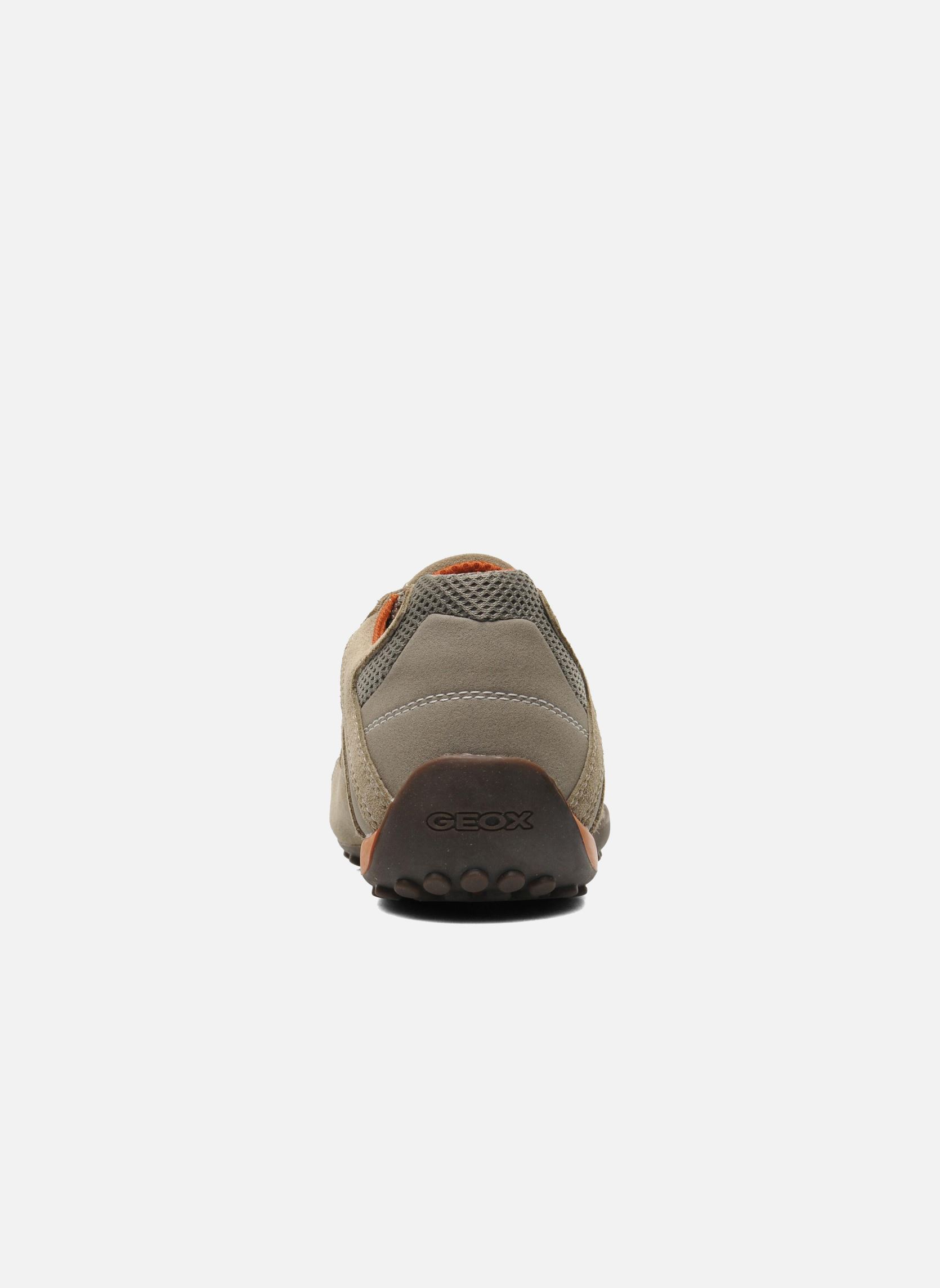 Baskets basses U SNAKE L U4207L homme beige Geox Baskets basses U SNAKE L U4207L homme beige BEIGE/DK ORANGE