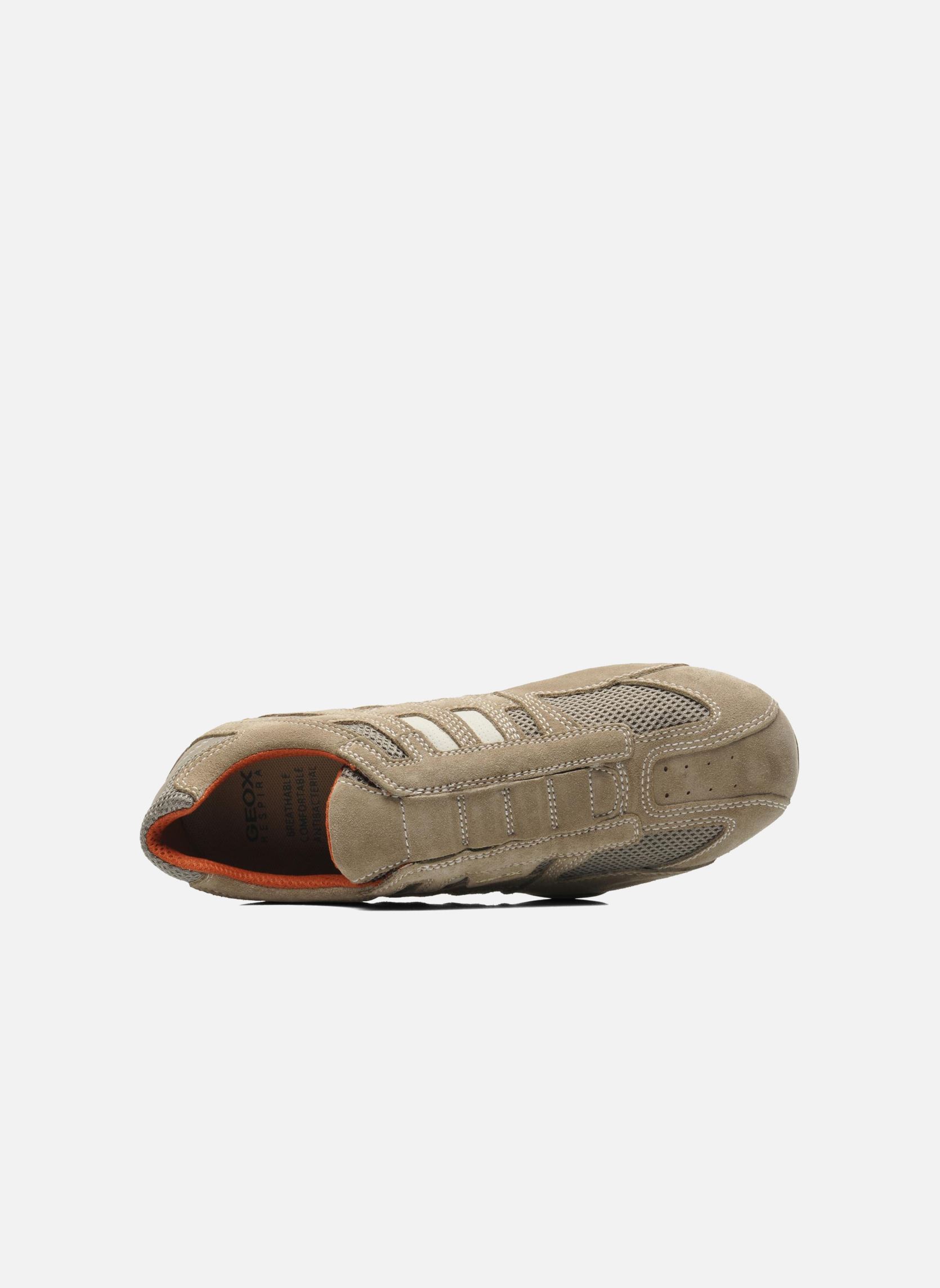 Baskets basses U SNAKE L U4207L homme beige Geox Baskets basses U SNAKE L U4207L homme beige BEIGE/DK ORANGE