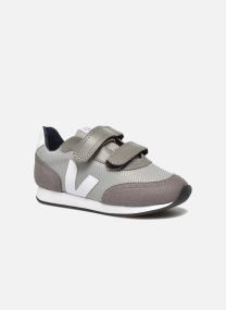 Baskets basses ARCADE SMALL B MESH VELCRO garçon gris