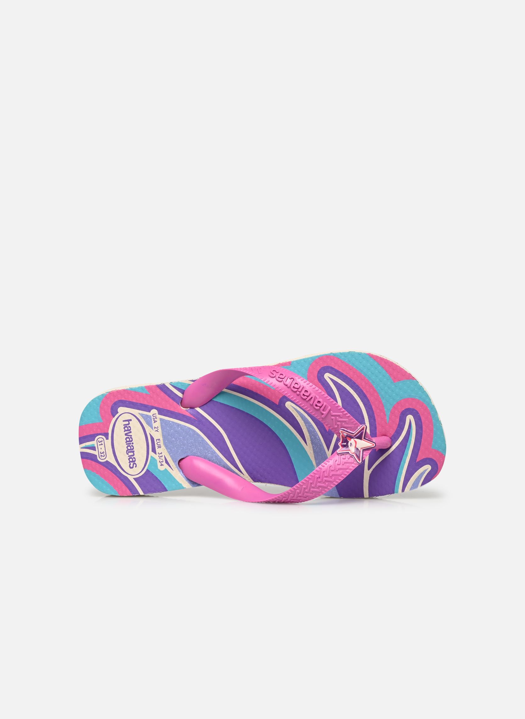 Flip-Flops Kids Fantasy mädchen mehrfarbig Havaianas Flip-Flops Kids Fantasy mädchen mehrfarbig BEIGE/MAGENTA NEON
