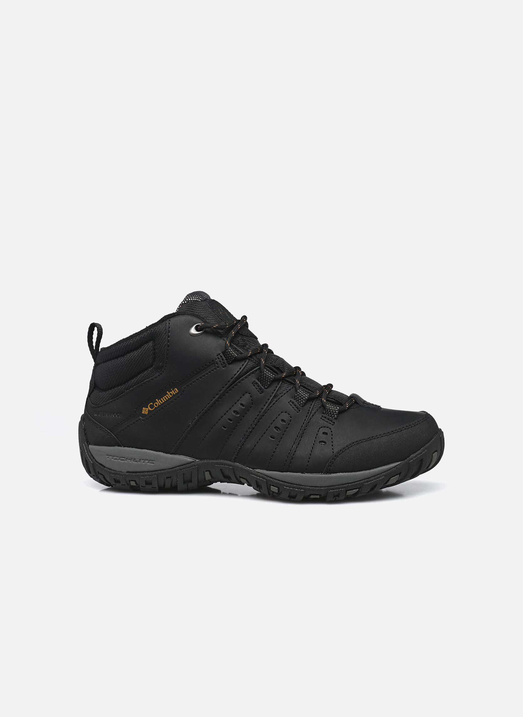 Chaussures de sport Woodburn II Chukka WP Omni-Heat homme noir Columbia Chaussures de sport Woodburn II Chukka WP Omni-Heat homme noir Black, Goldenrod 2