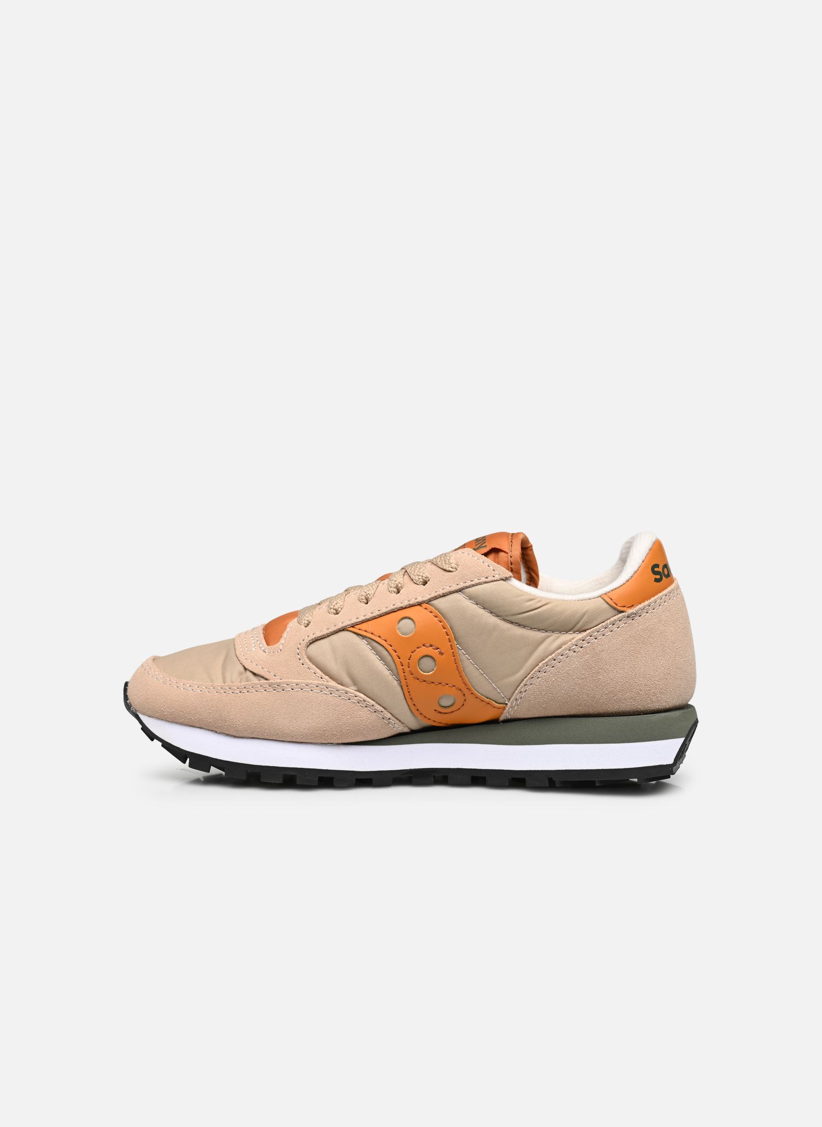 Lage sneakers Jazz Original dames beige Saucony Lage sneakers Jazz Original dames beige KHAKI/ORANGE