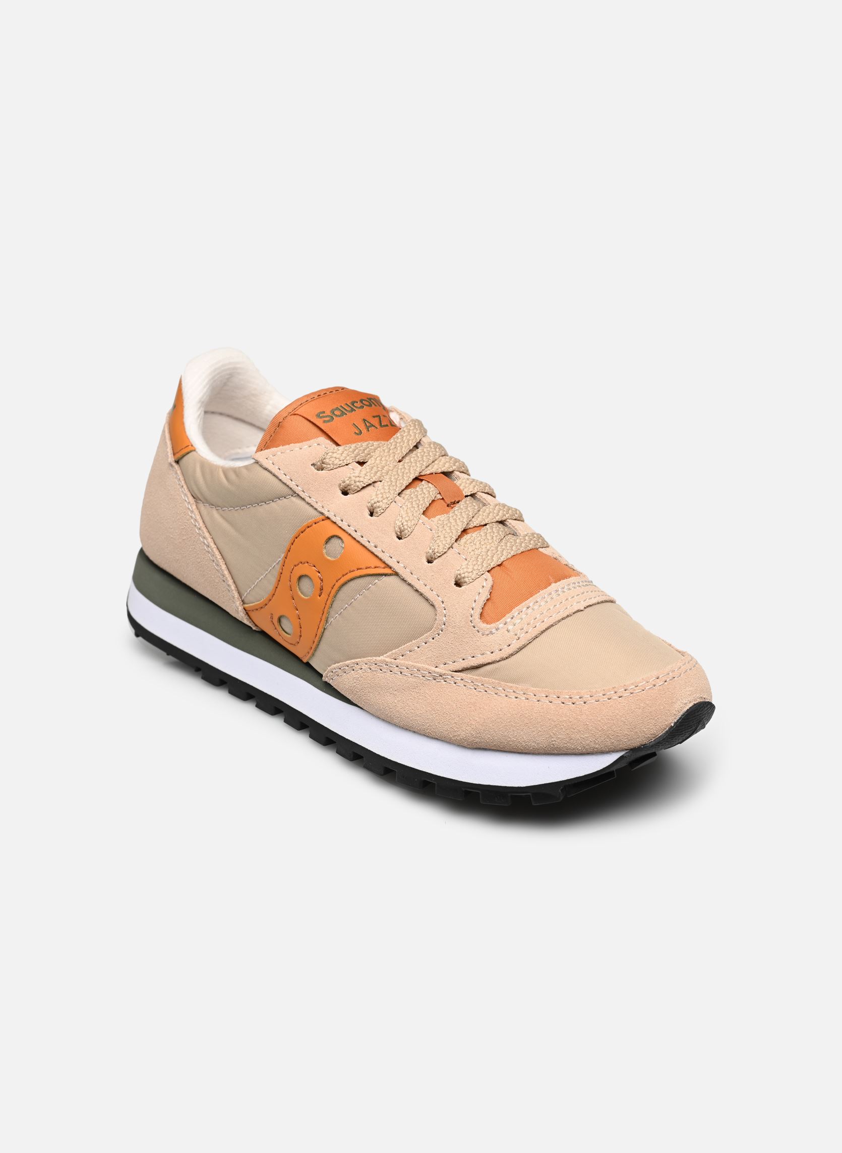 Lage sneakers Jazz Original dames beige Saucony Lage sneakers Jazz Original dames beige KHAKI/ORANGE