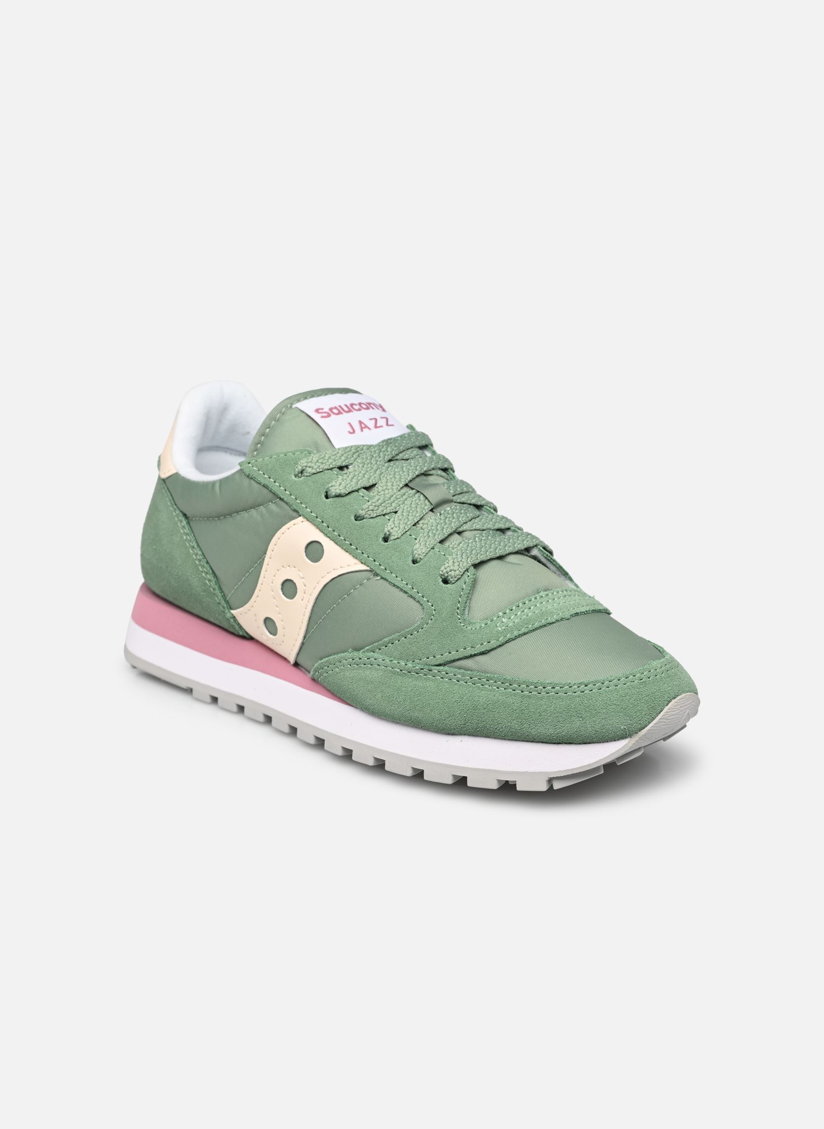 Niedrige Sneaker Jazz Original damen grün Saucony Niedrige Sneaker Jazz Original damen grün Emerald/Cream