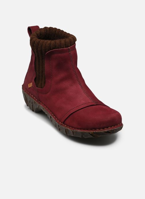 El Naturalista Bottines basses YGGDRASIL NE23 femme bordeaux