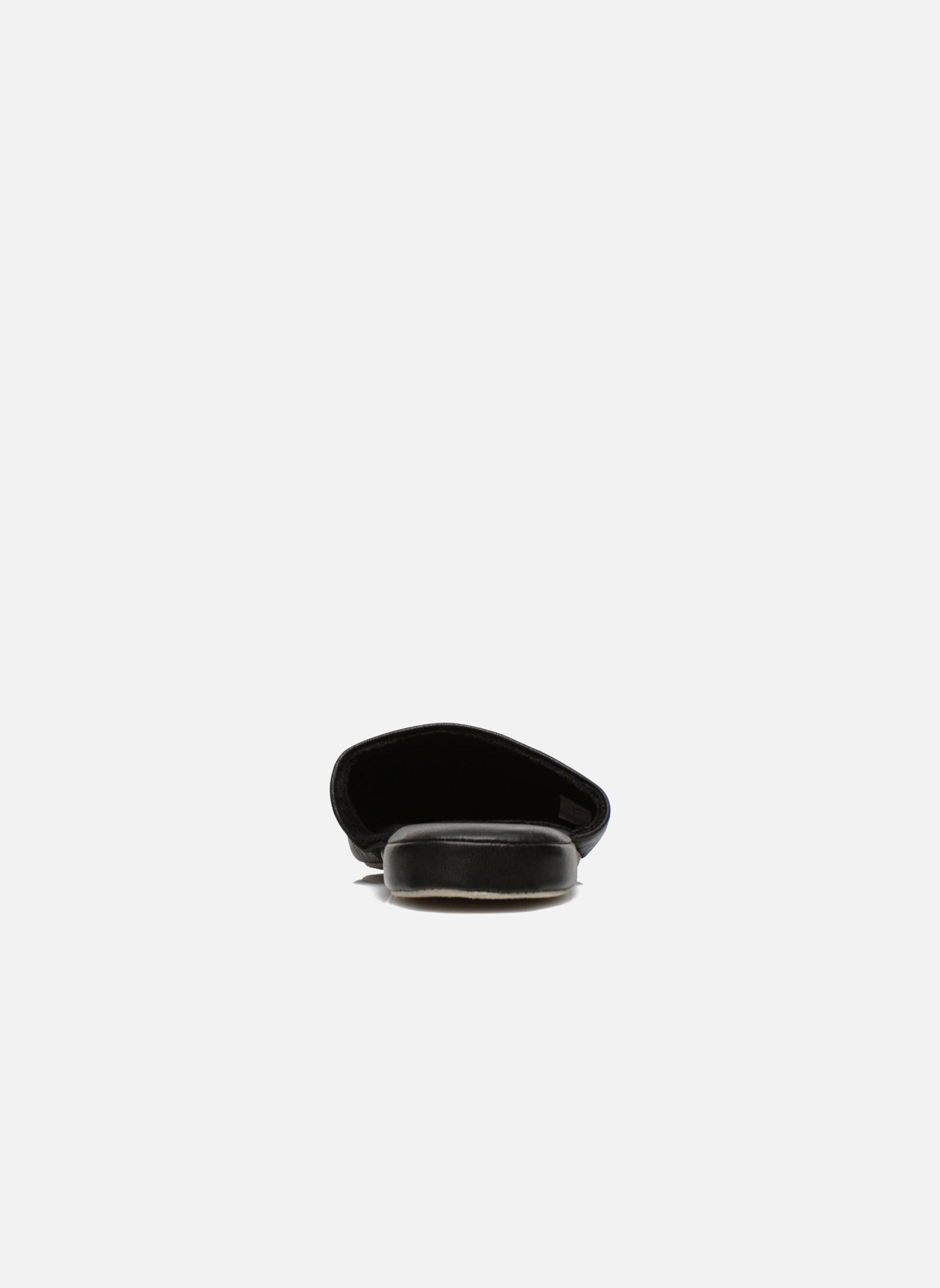 Chaussons Mule Cuir M homme noir Isotoner Chaussons Mule Cuir M homme noir Noir