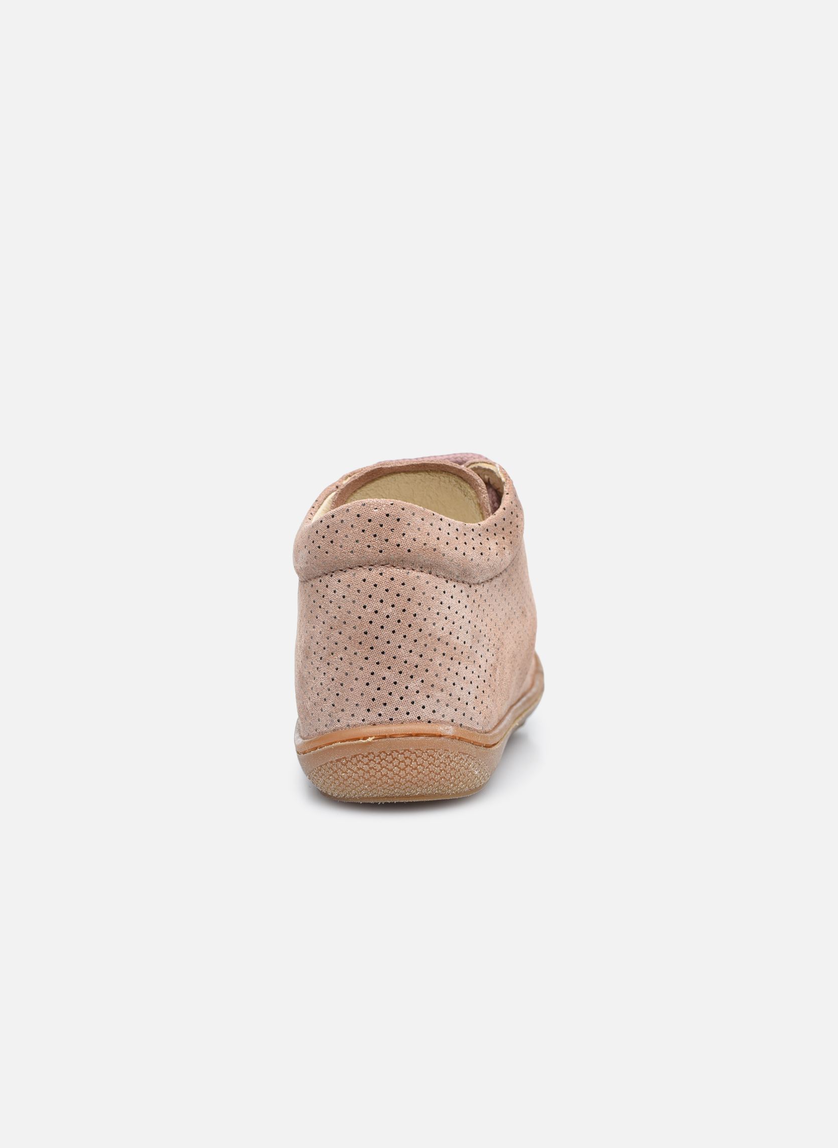 Babyschoenen Cocoon meisjes roze Naturino Babyschoenen Cocoon meisjes roze Lam Dots Rosa Antico