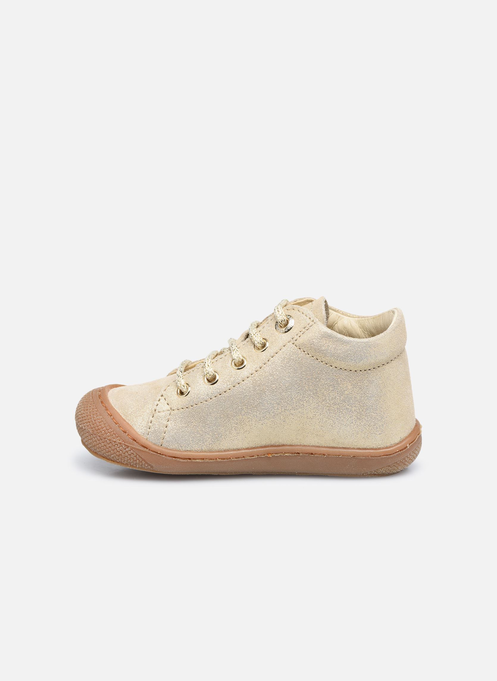 Chaussures premiers pas Cocoon fille or et bronze Naturino Chaussures premiers pas Cocoon fille or et bronze GLITTER PLATINO