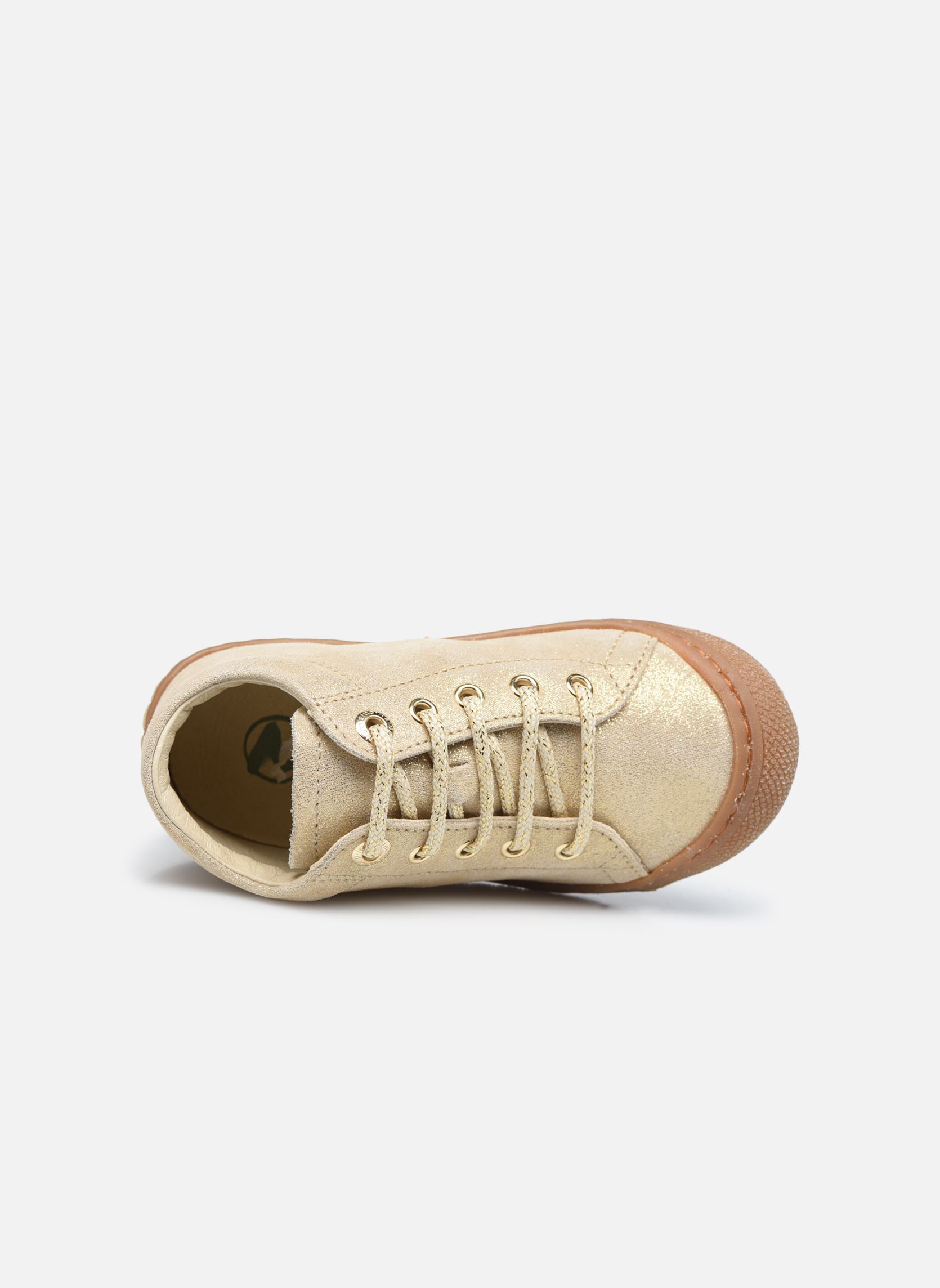 Chaussures premiers pas Cocoon fille or et bronze Naturino Chaussures premiers pas Cocoon fille or et bronze GLITTER PLATINO