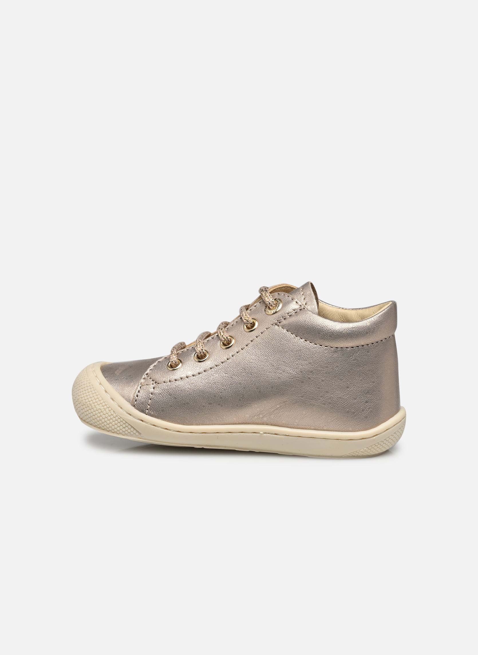 Babyschoenen Cocoon meisjes goud en brons Naturino Babyschoenen Cocoon meisjes goud en brons MET PEBBLED CIPRIA