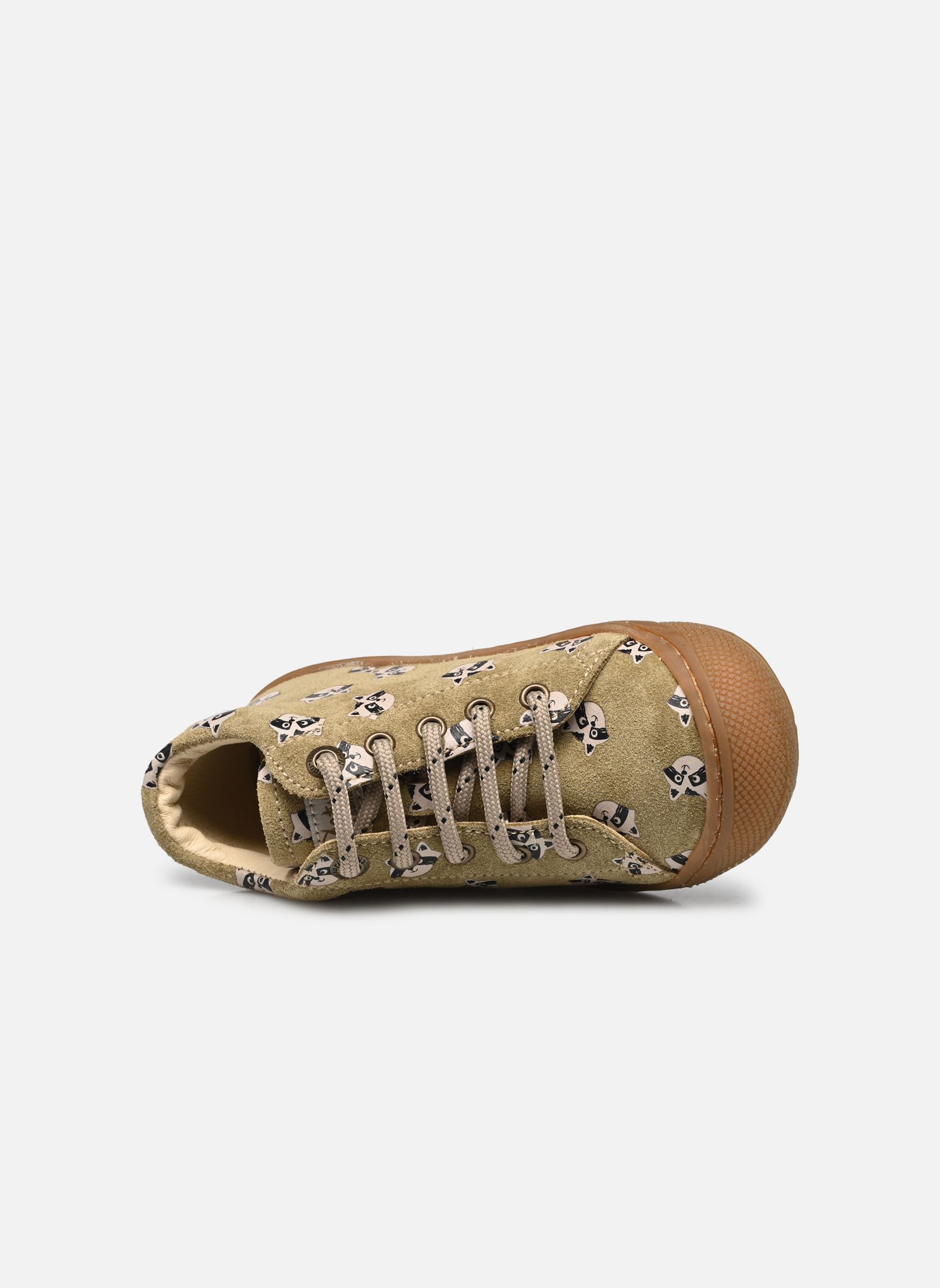 Chaussures premiers pas Cocoon garçon vert Naturino Chaussures premiers pas Cocoon garçon vert SUEDE PR BLOOM RANCOON STONE T