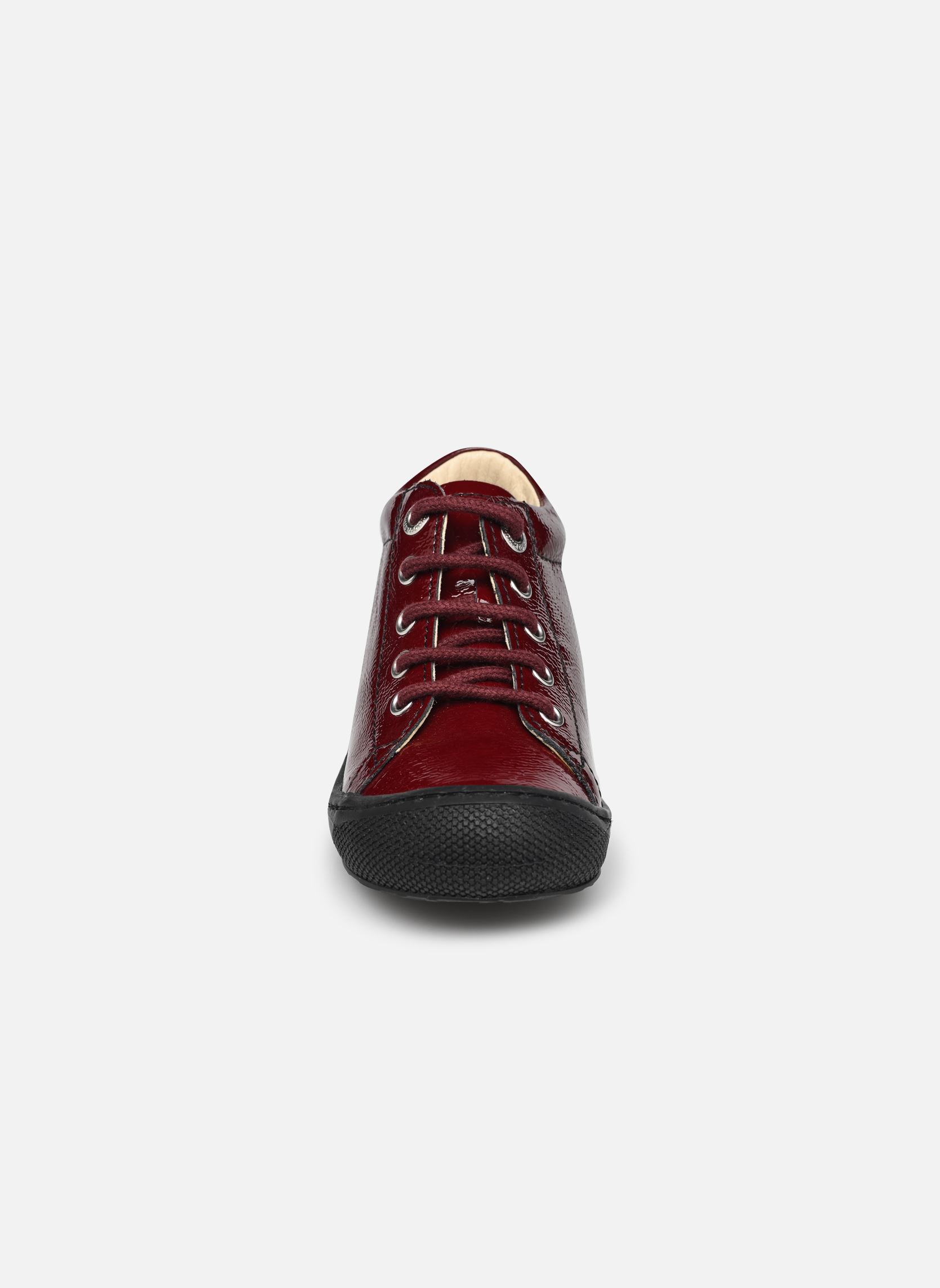 Babyschoenen Cocoon meisjes bordeaux Naturino Babyschoenen Cocoon meisjes bordeaux NAPLAK BORDEAUX SOLE BLACK