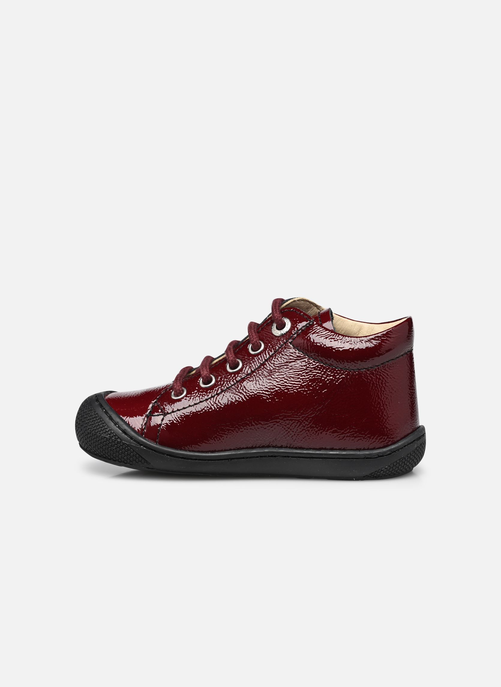 Babyschoenen Cocoon meisjes bordeaux Naturino Babyschoenen Cocoon meisjes bordeaux NAPLAK BORDEAUX SOLE BLACK