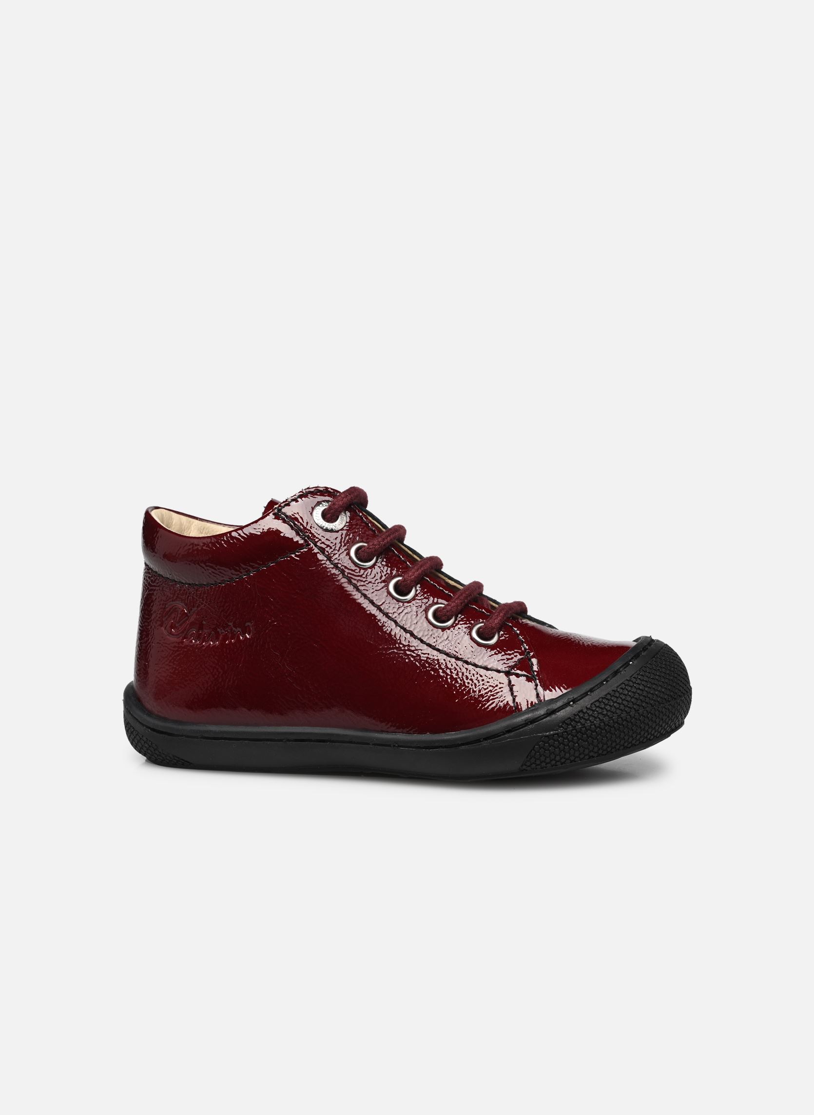 Babyschoenen Cocoon meisjes bordeaux Naturino Babyschoenen Cocoon meisjes bordeaux NAPLAK BORDEAUX SOLE BLACK