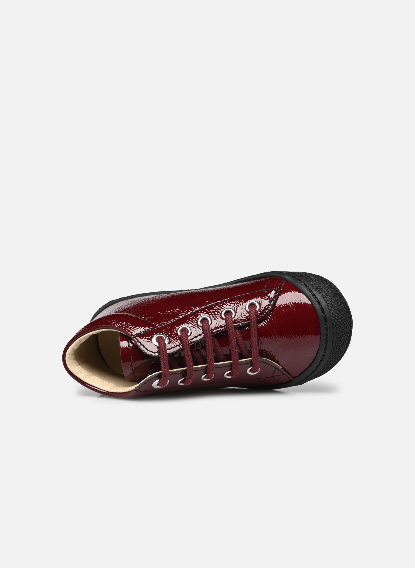 Babyschoenen Cocoon meisjes bordeaux Naturino Babyschoenen Cocoon meisjes bordeaux NAPLAK BORDEAUX SOLE BLACK