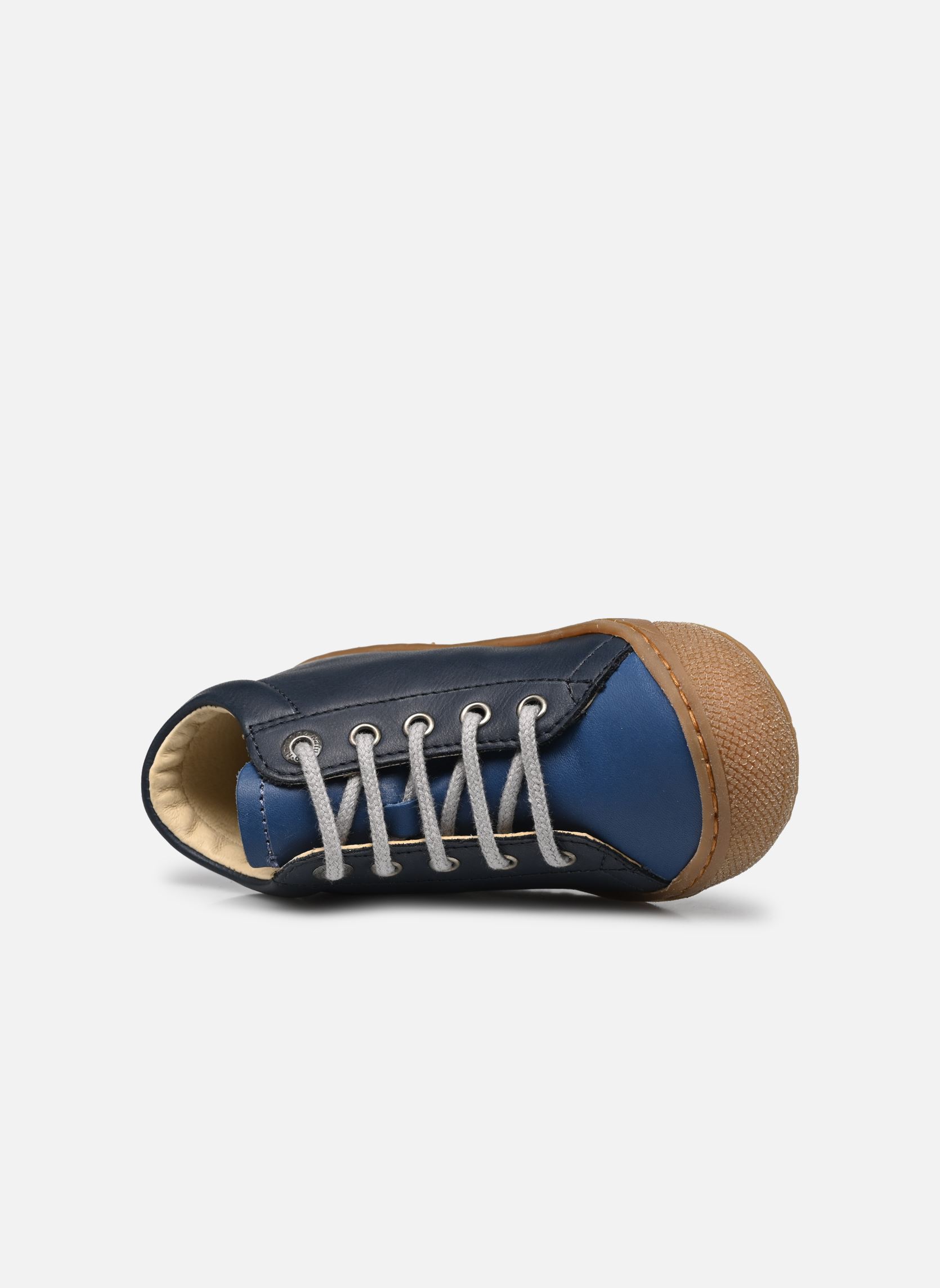 Babyschoenen Cocoon jongens blauw Naturino Babyschoenen Cocoon jongens blauw NAPPA SPAZZ SOLE HONEY AZURE N