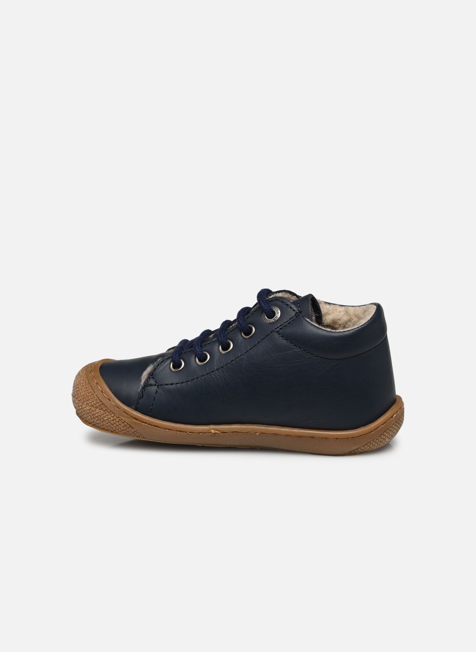 Chaussures premiers pas Cocoon bleu Naturino Chaussures premiers pas Cocoon bleu NAPPA SPAZZ LINE WOOL NAVY
