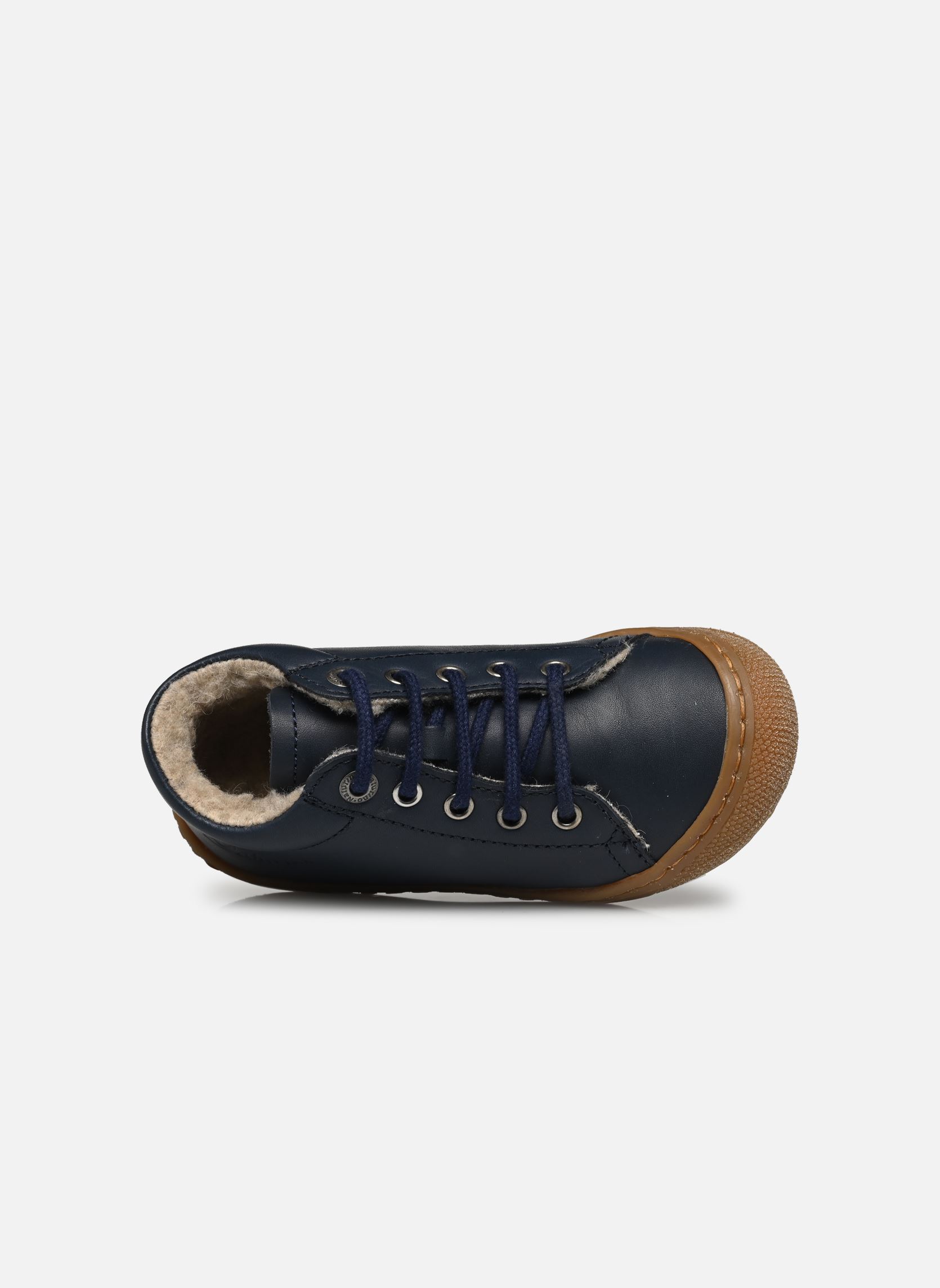 Chaussures premiers pas Cocoon bleu Naturino Chaussures premiers pas Cocoon bleu NAPPA SPAZZ LINE WOOL NAVY