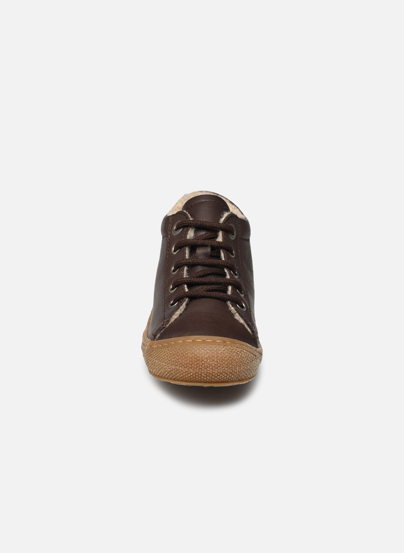 Chaussures premiers pas Cocoon garçon marron Naturino Chaussures premiers pas Cocoon garçon marron NAPPA SPAZZ LINE WOOL DARK BRO