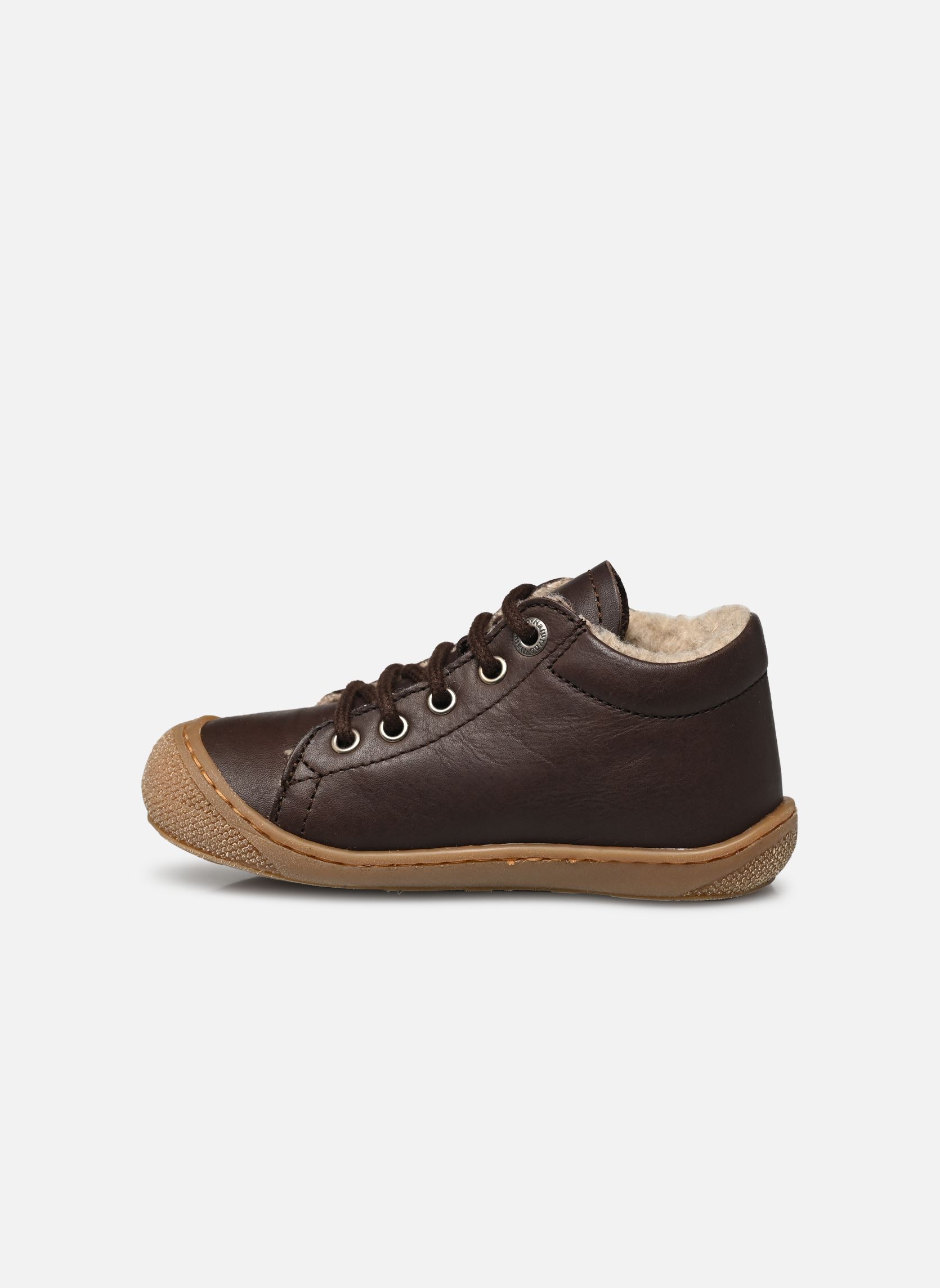 Chaussures premiers pas Cocoon garçon marron Naturino Chaussures premiers pas Cocoon garçon marron NAPPA SPAZZ LINE WOOL DARK BRO