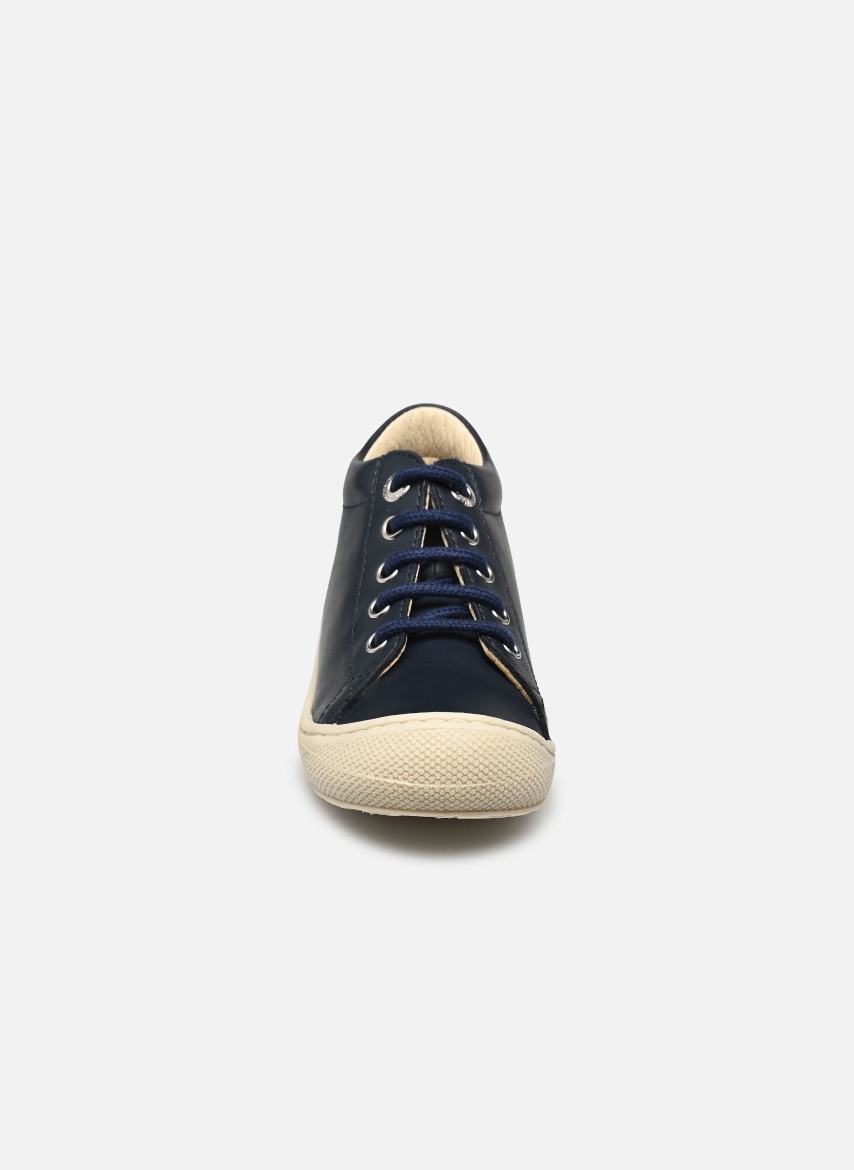 Chaussures premiers pas Cocoon bleu Naturino Chaussures premiers pas Cocoon bleu NAPPA SPAZZ SOLE BONE NAVY
