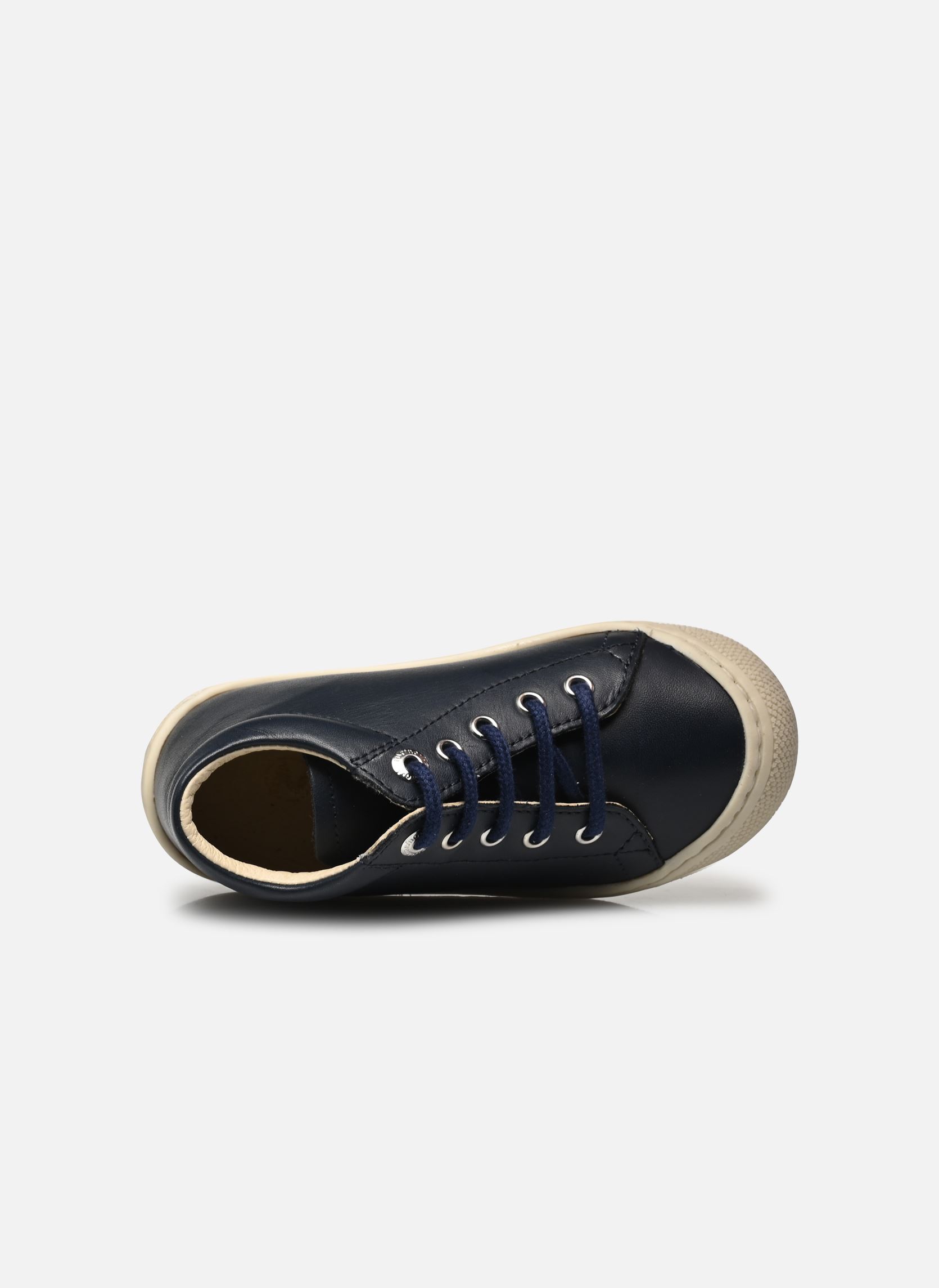 Chaussures premiers pas Cocoon bleu Naturino Chaussures premiers pas Cocoon bleu NAPPA SPAZZ SOLE BONE NAVY