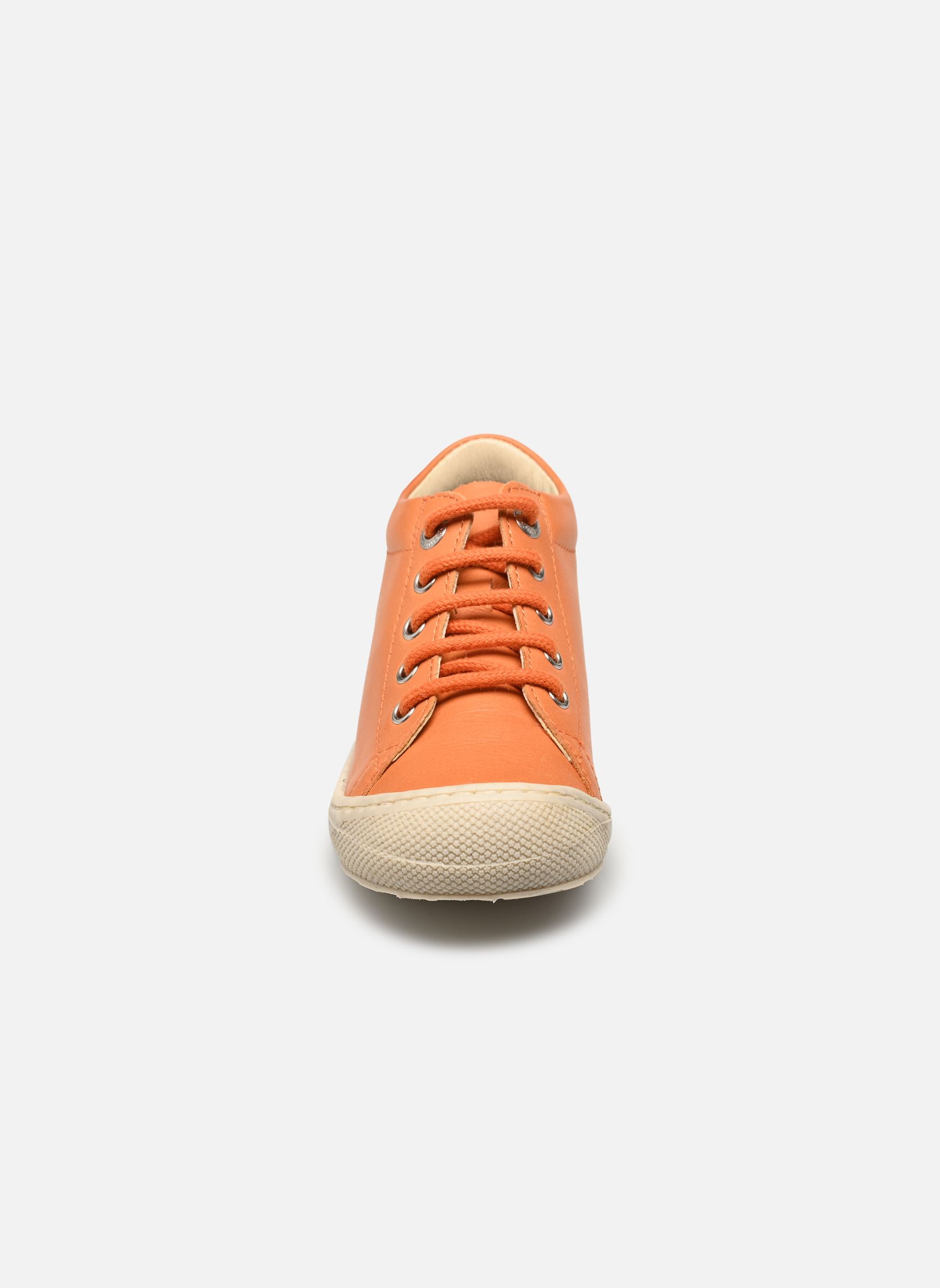 Babyschoenen Cocoon oranje Naturino Babyschoenen Cocoon oranje NAPPA SPAZ SOLE BONE ORANGE