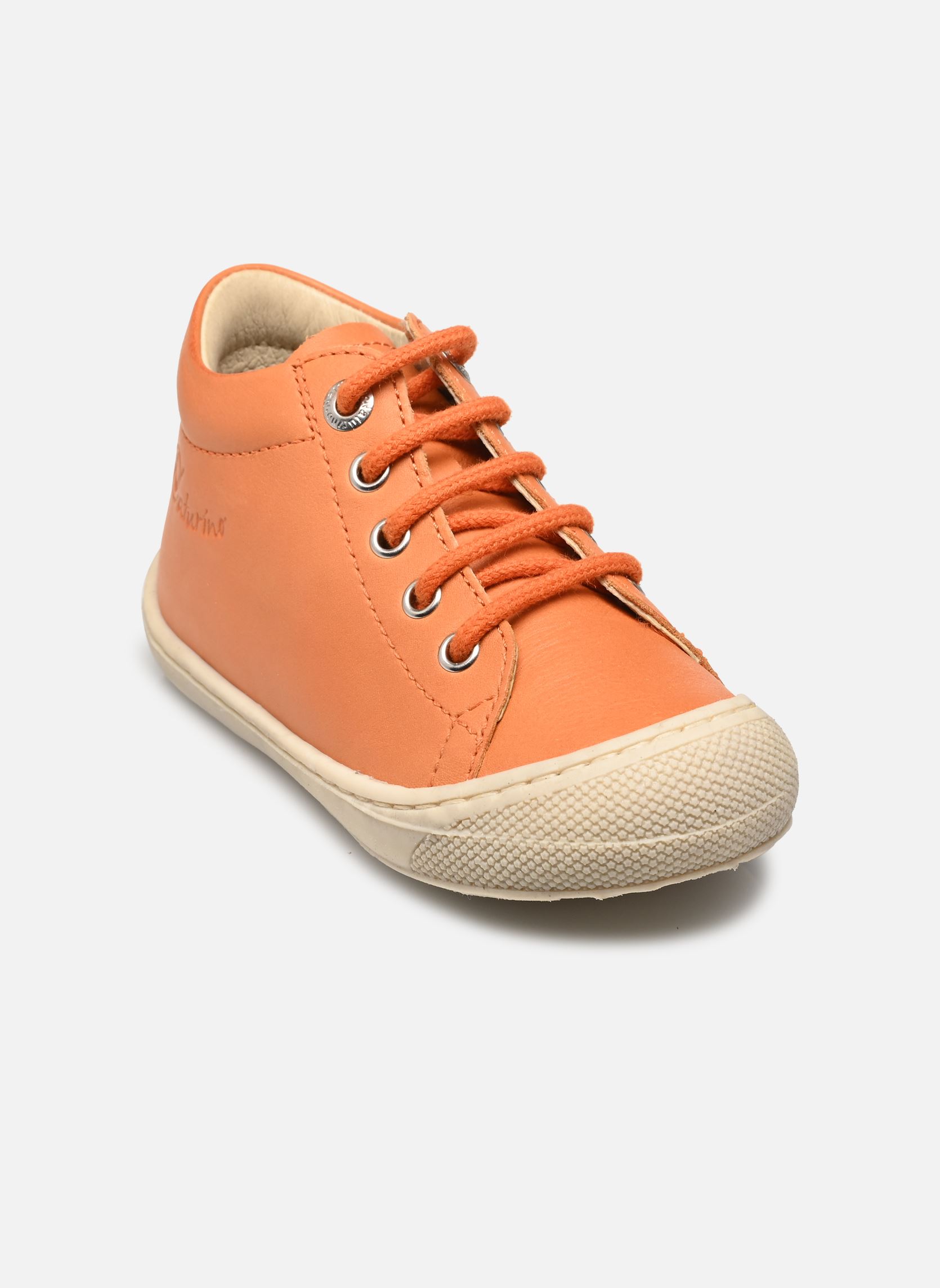 Babyschoenen Cocoon oranje Naturino Babyschoenen Cocoon oranje NAPPA SPAZ SOLE BONE ORANGE