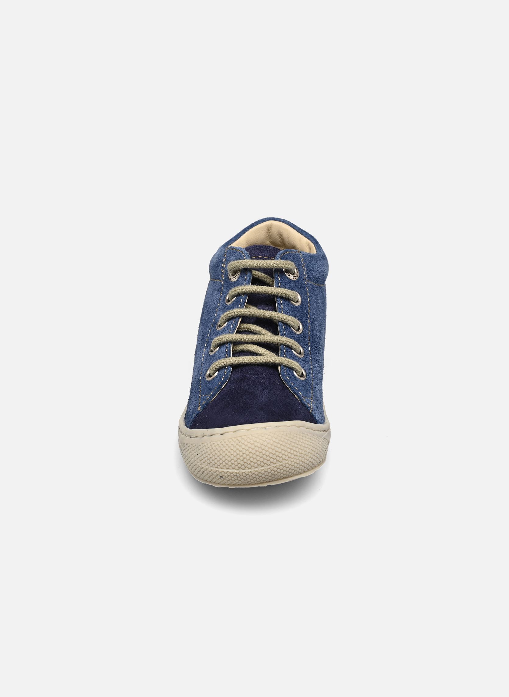 Chaussures premiers pas Cocoon garçon bleu Naturino Chaussures premiers pas Cocoon garçon bleu SUEDE SOLE BONE NAVY AZURE