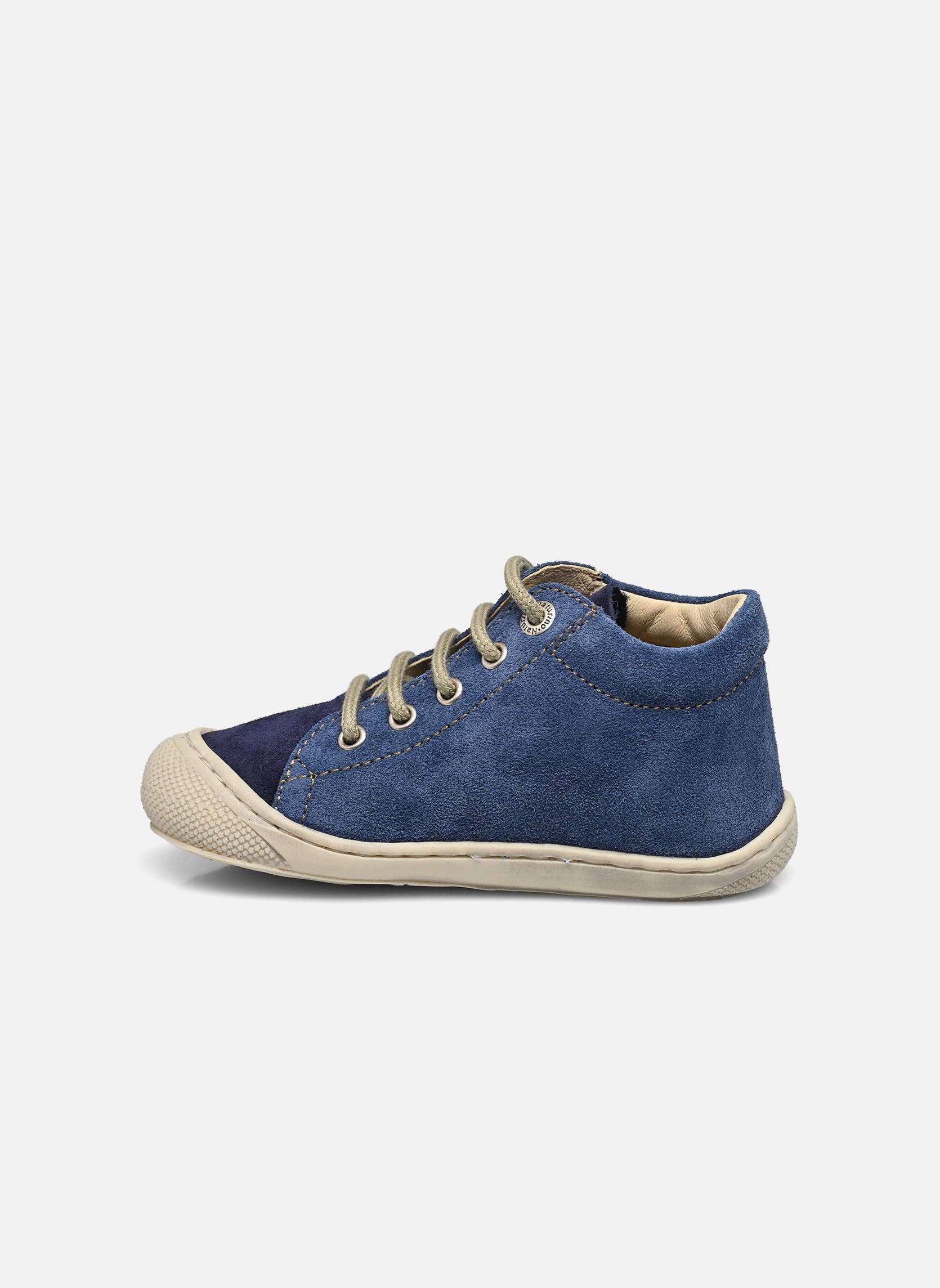 Chaussures premiers pas Cocoon garçon bleu Naturino Chaussures premiers pas Cocoon garçon bleu SUEDE SOLE BONE NAVY AZURE