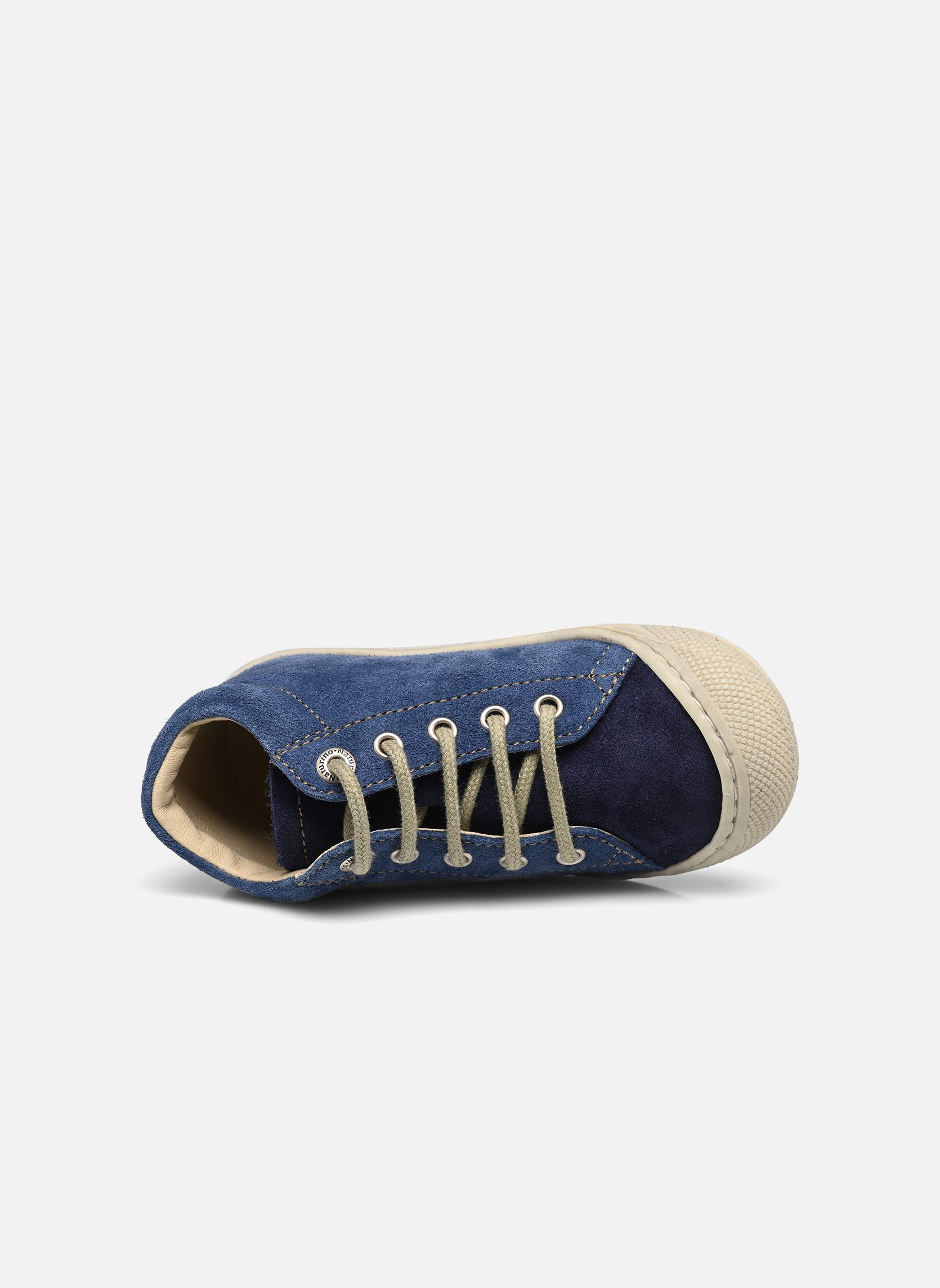 Chaussures premiers pas Cocoon garçon bleu Naturino Chaussures premiers pas Cocoon garçon bleu SUEDE SOLE BONE NAVY AZURE