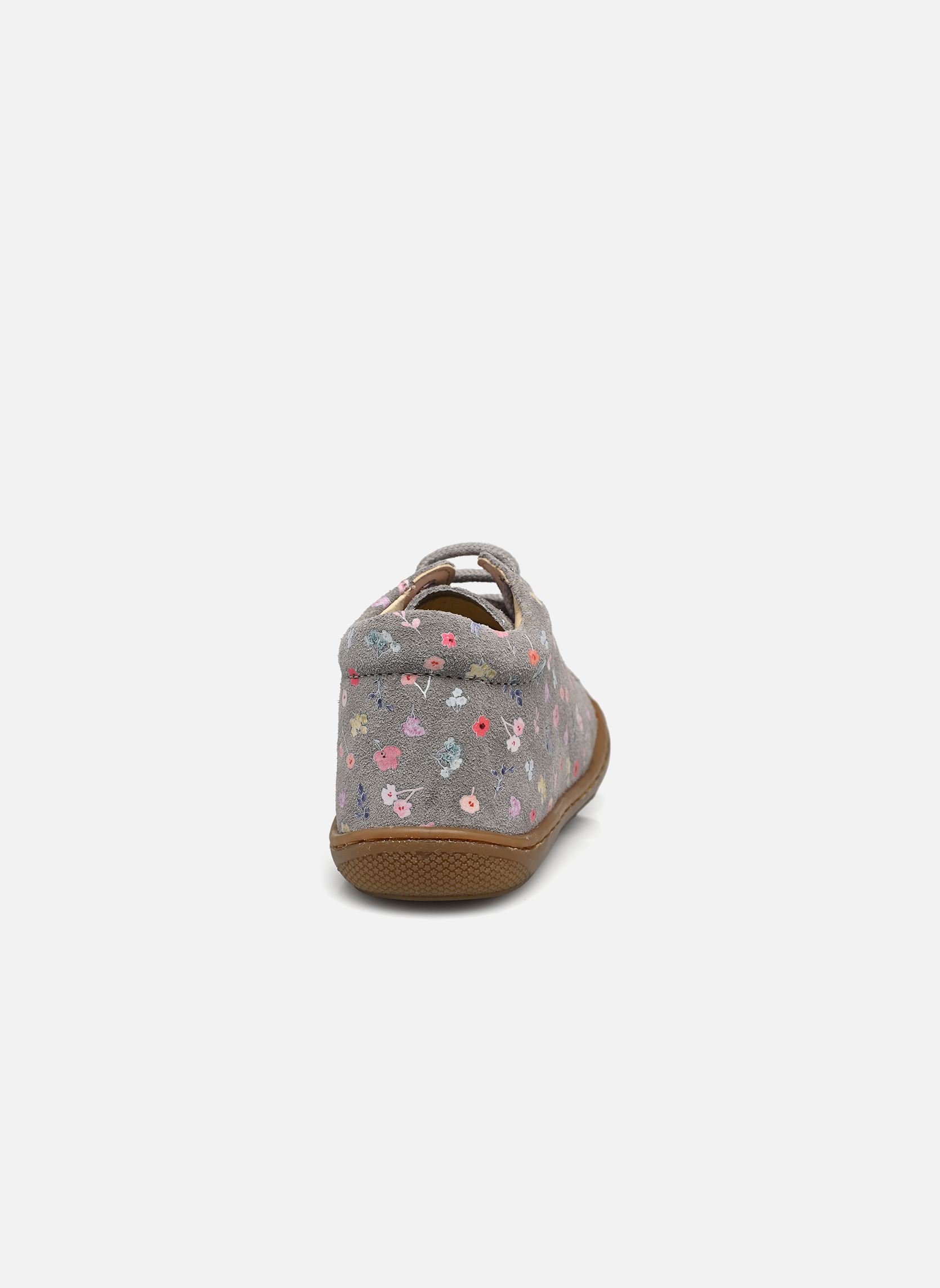 Chaussures premiers pas Cocoon fille gris Naturino Chaussures premiers pas Cocoon fille gris SUEDE PR FLORA DARK GREY MULTI