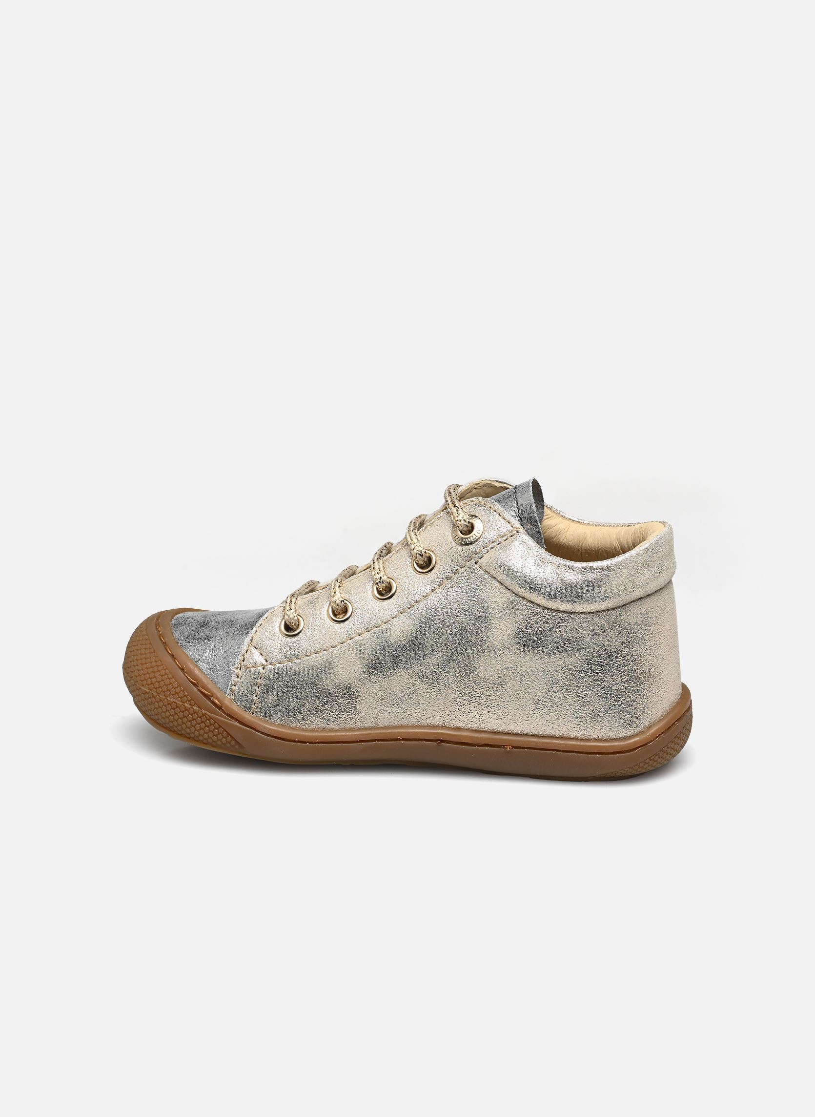 Babyschoenen Cocoon meisjes goud en brons Naturino Babyschoenen Cocoon meisjes goud en brons MONET ANTHRACITE PLATINUM