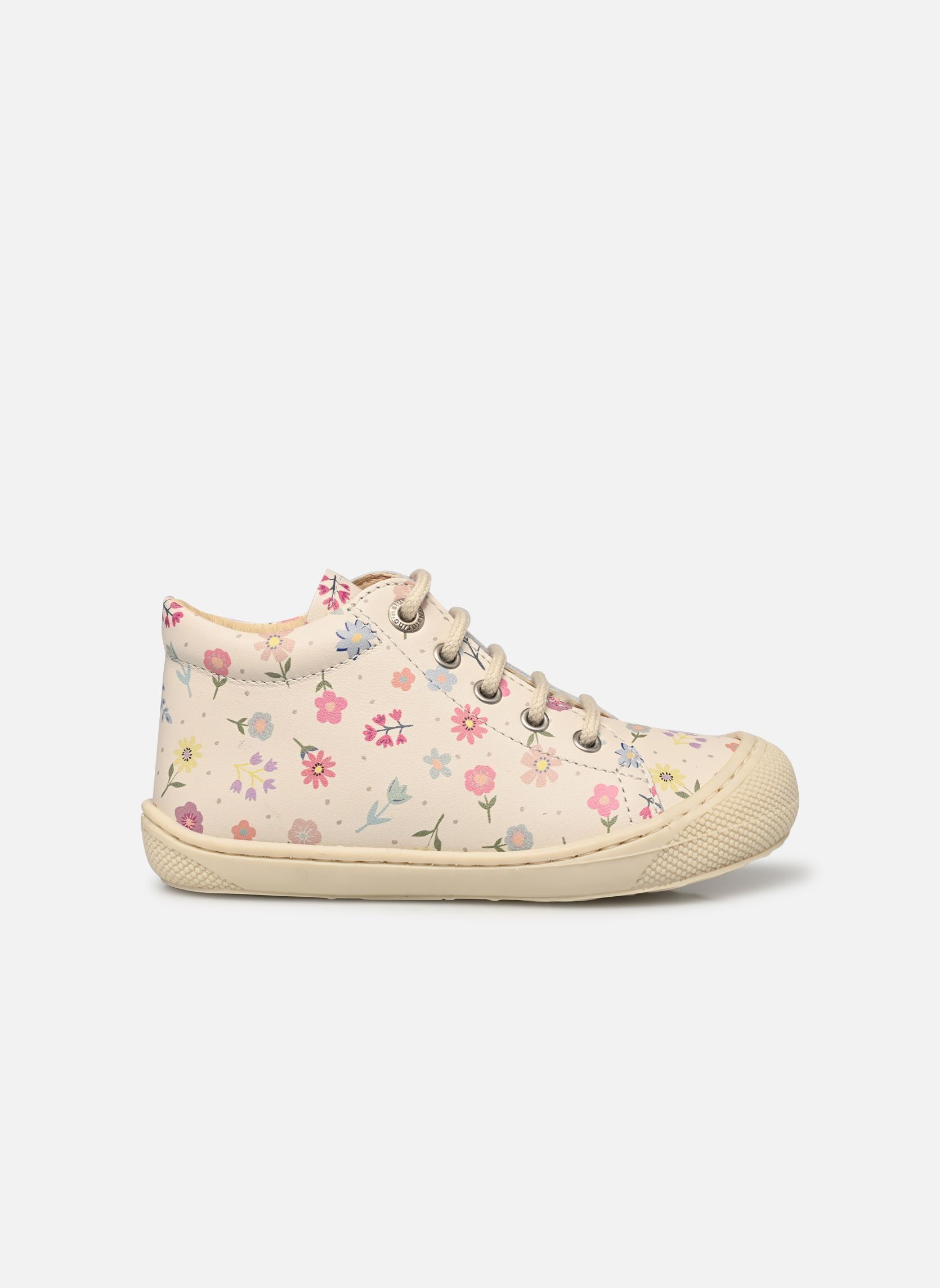 Chaussures premiers pas Cocoon fille multicolore Naturino Chaussures premiers pas Cocoon fille multicolore CALF PR BONNY MILK