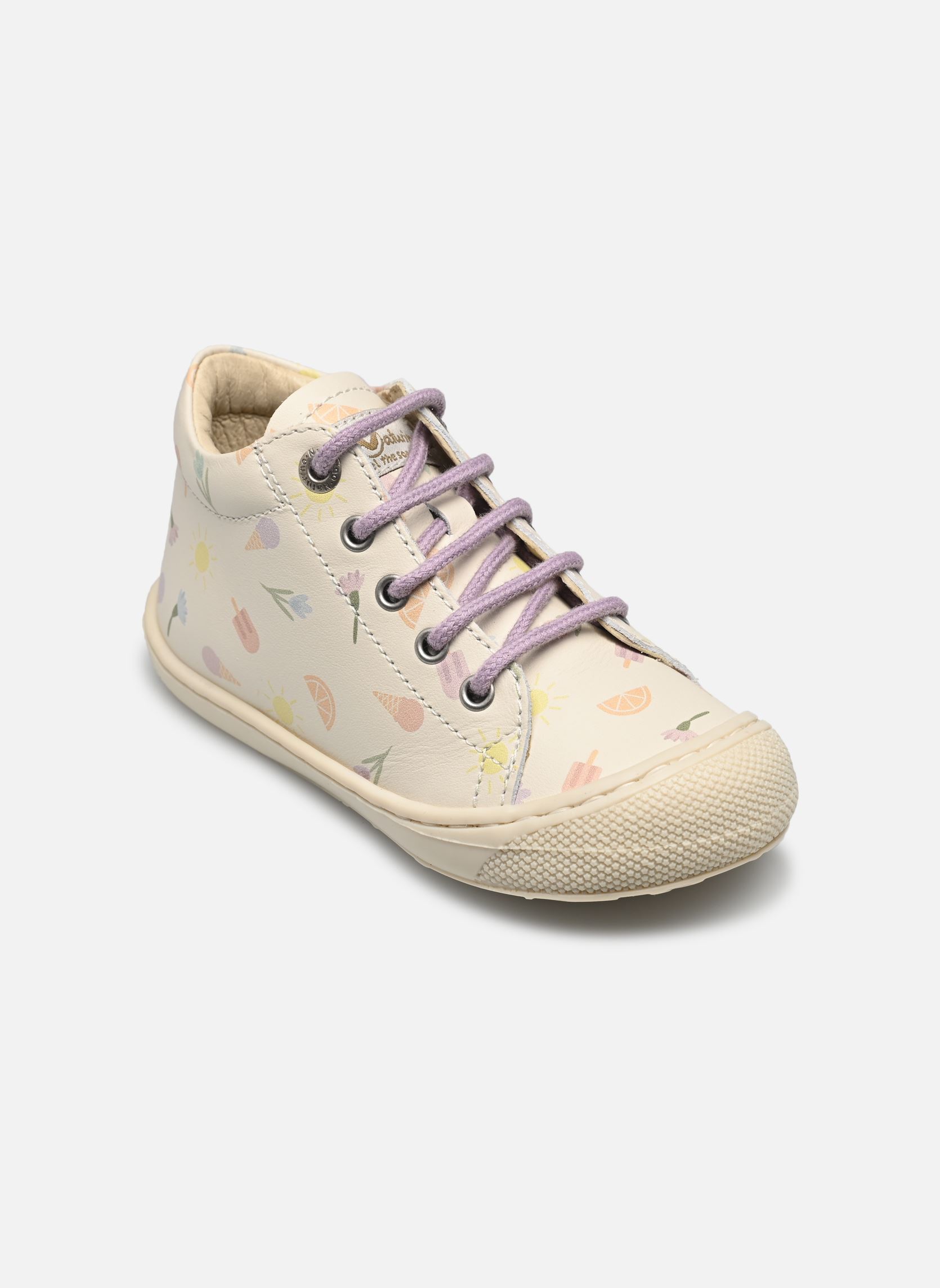 Babyschoenen Cocoon meisjes beige Naturino Babyschoenen Cocoon meisjes beige CALF PR FRESHEN MILK