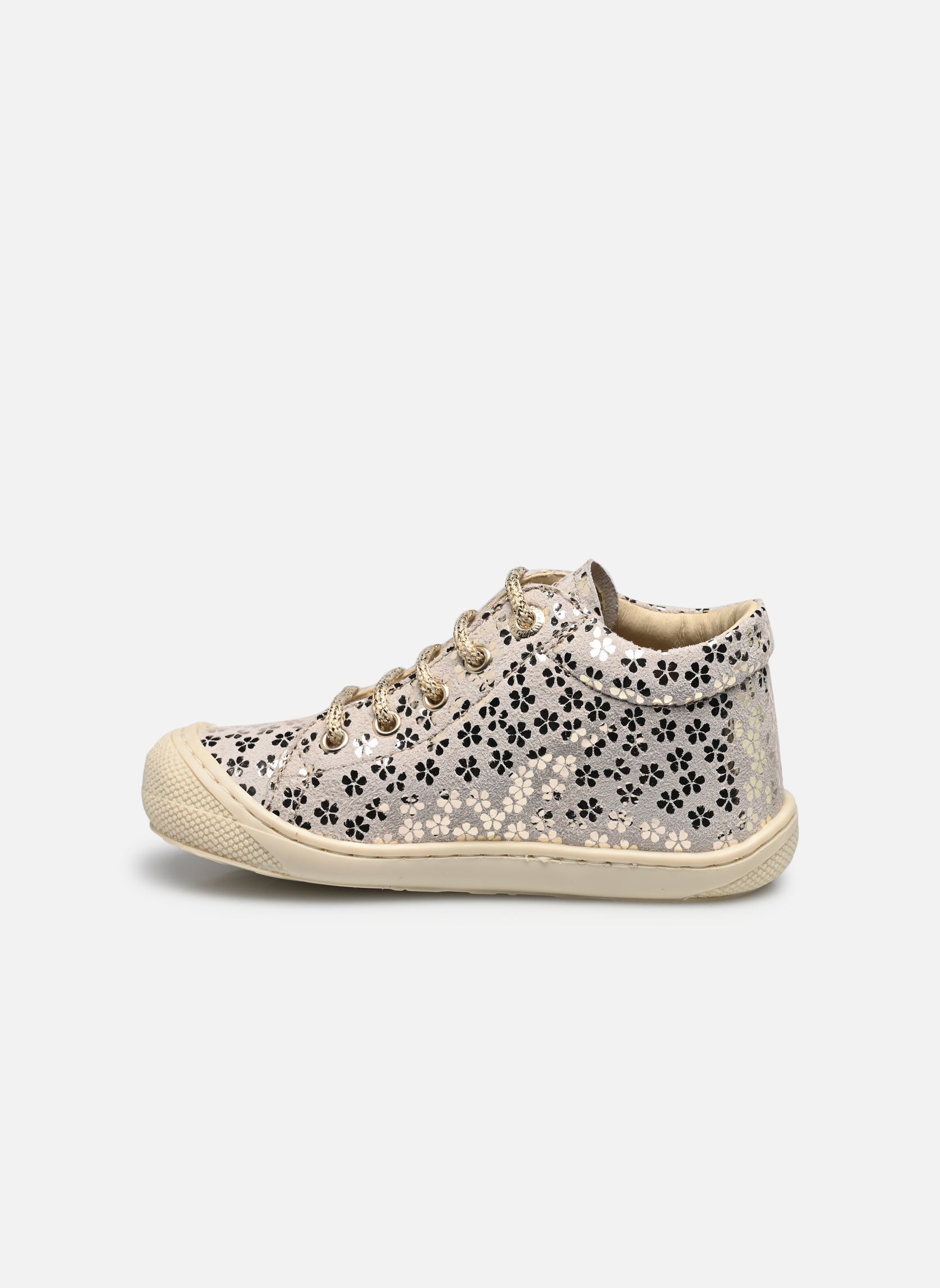 Babyschoenen Cocoon meisjes goud en brons Naturino Babyschoenen Cocoon meisjes goud en brons SUEDE PANSY BEIGE
