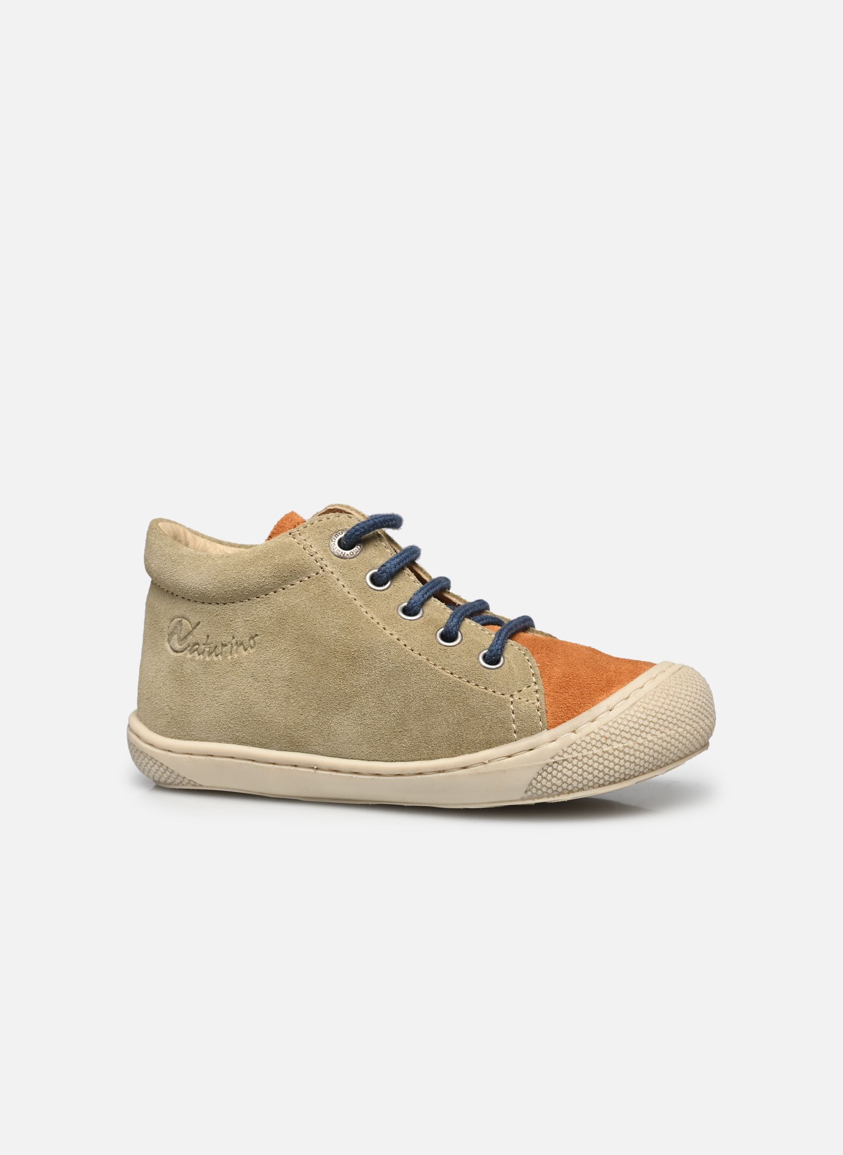 Chaussures premiers pas Cocoon garçon multicolore Naturino Chaussures premiers pas Cocoon garçon multicolore SUEDE SOLE BONE STONE WARM ORA
