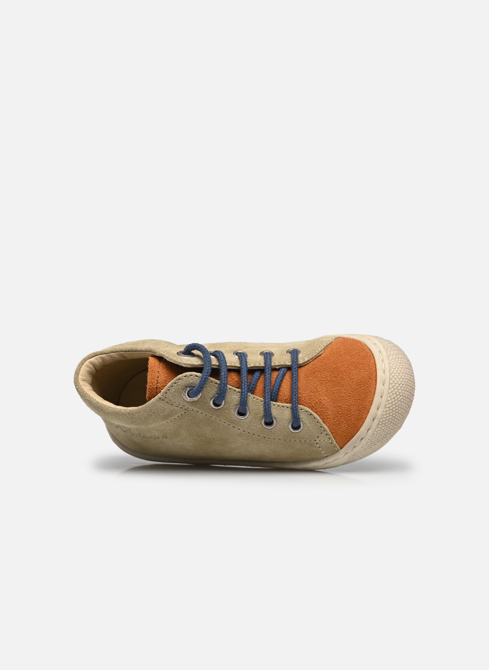 Chaussures premiers pas Cocoon garçon multicolore Naturino Chaussures premiers pas Cocoon garçon multicolore SUEDE SOLE BONE STONE WARM ORA