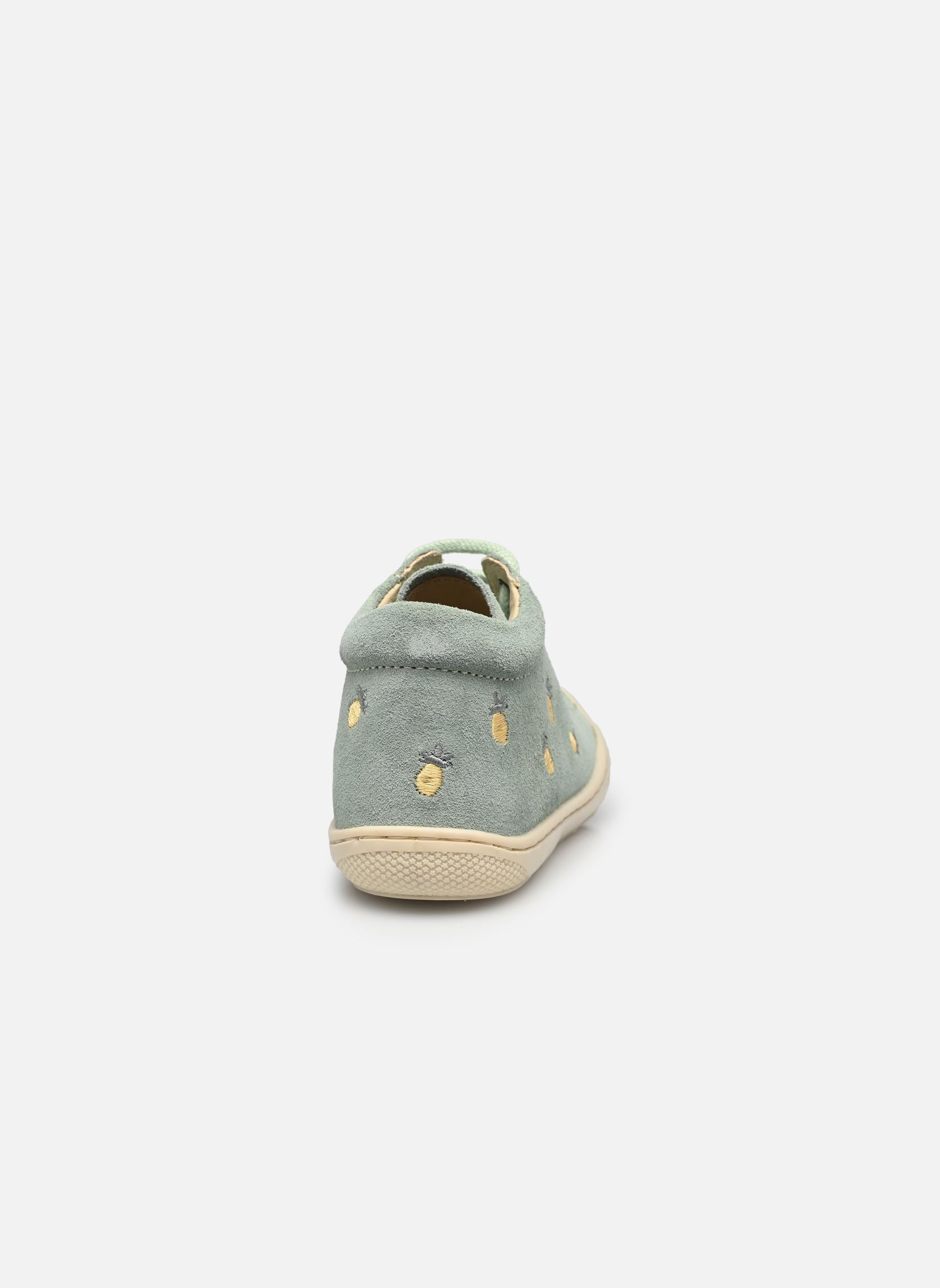 Chaussures premiers pas Cocoon fille vert Naturino Chaussures premiers pas Cocoon fille vert EMBR PINEAPPLE SUEDE MINT