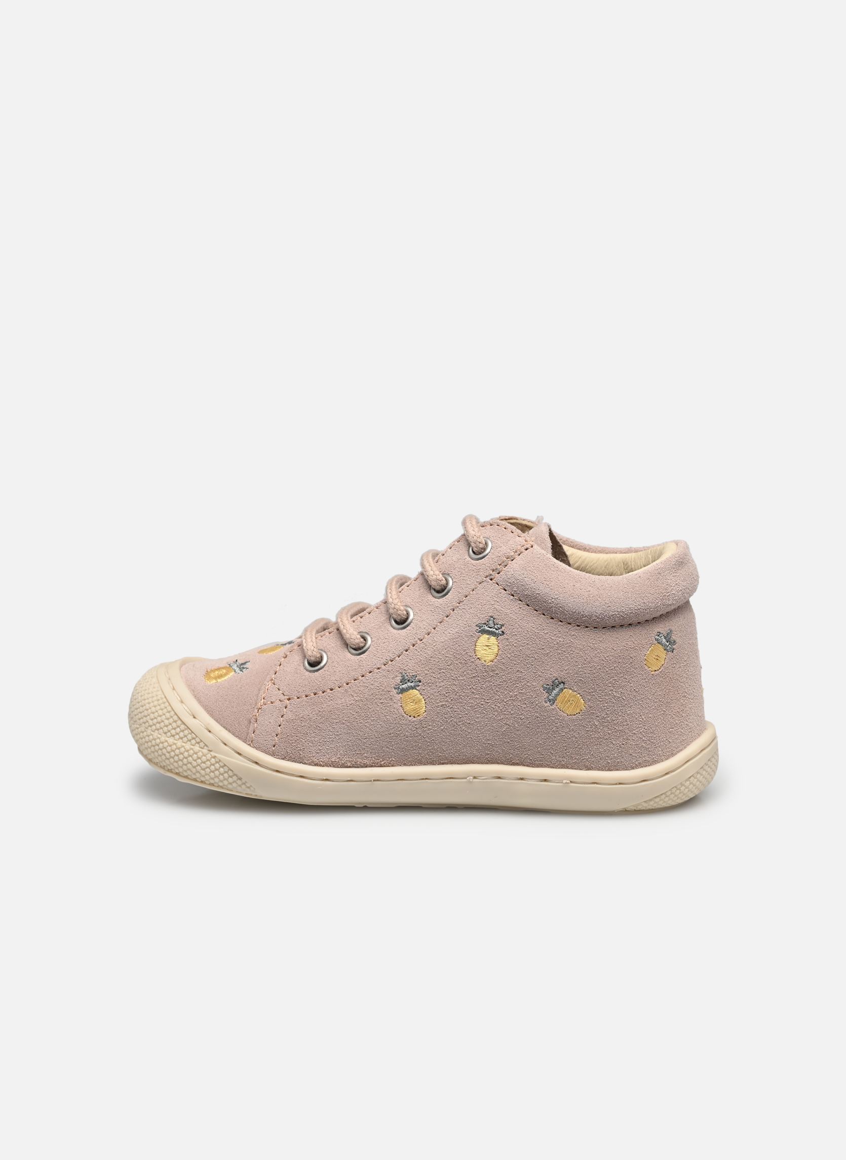 Chaussures premiers pas Cocoon fille rose Naturino Chaussures premiers pas Cocoon fille rose EMBR PINEAPPLE SUEDE CIPRIA