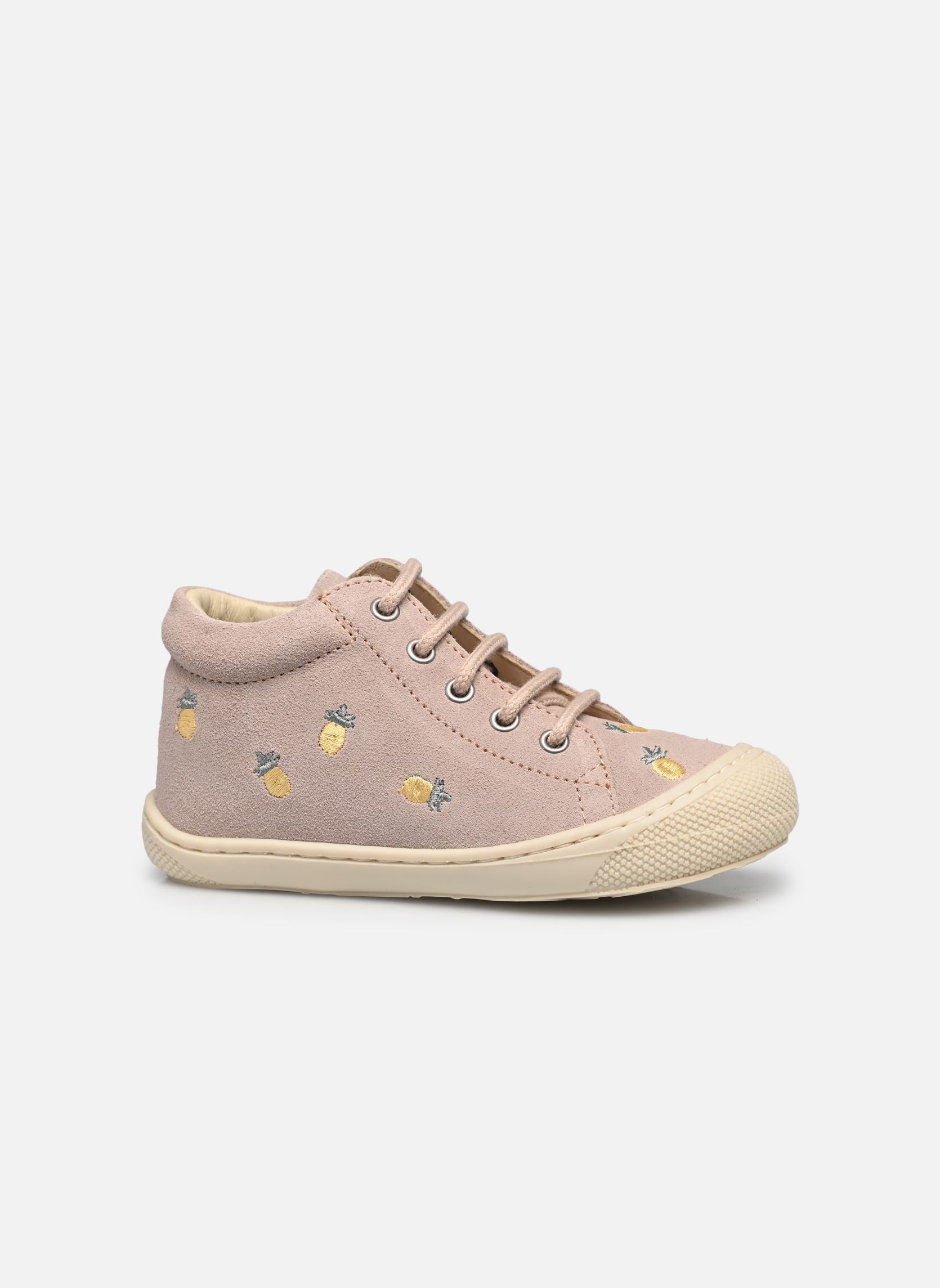 Chaussures premiers pas Cocoon fille rose Naturino Chaussures premiers pas Cocoon fille rose EMBR PINEAPPLE SUEDE CIPRIA