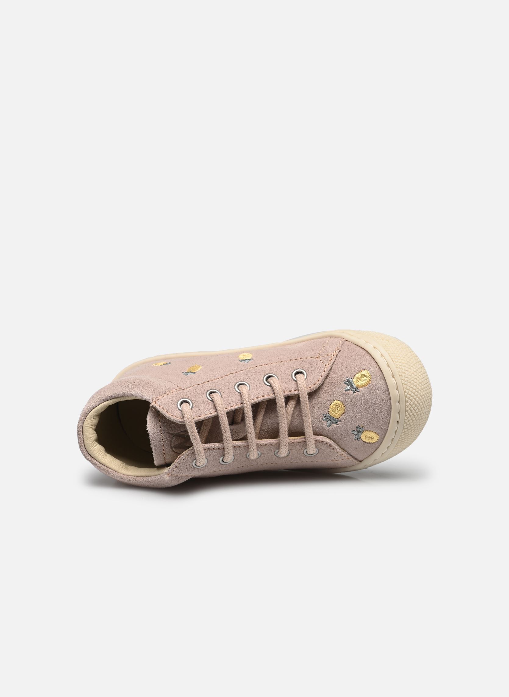 Chaussures premiers pas Cocoon fille rose Naturino Chaussures premiers pas Cocoon fille rose EMBR PINEAPPLE SUEDE CIPRIA